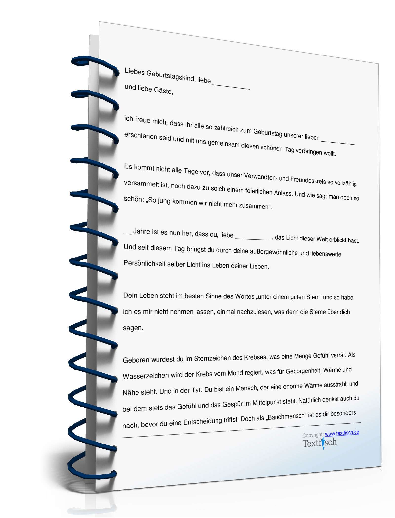 Geburtstagsrede Frau Sternzeichen Krebs  PDF. Seite: 2