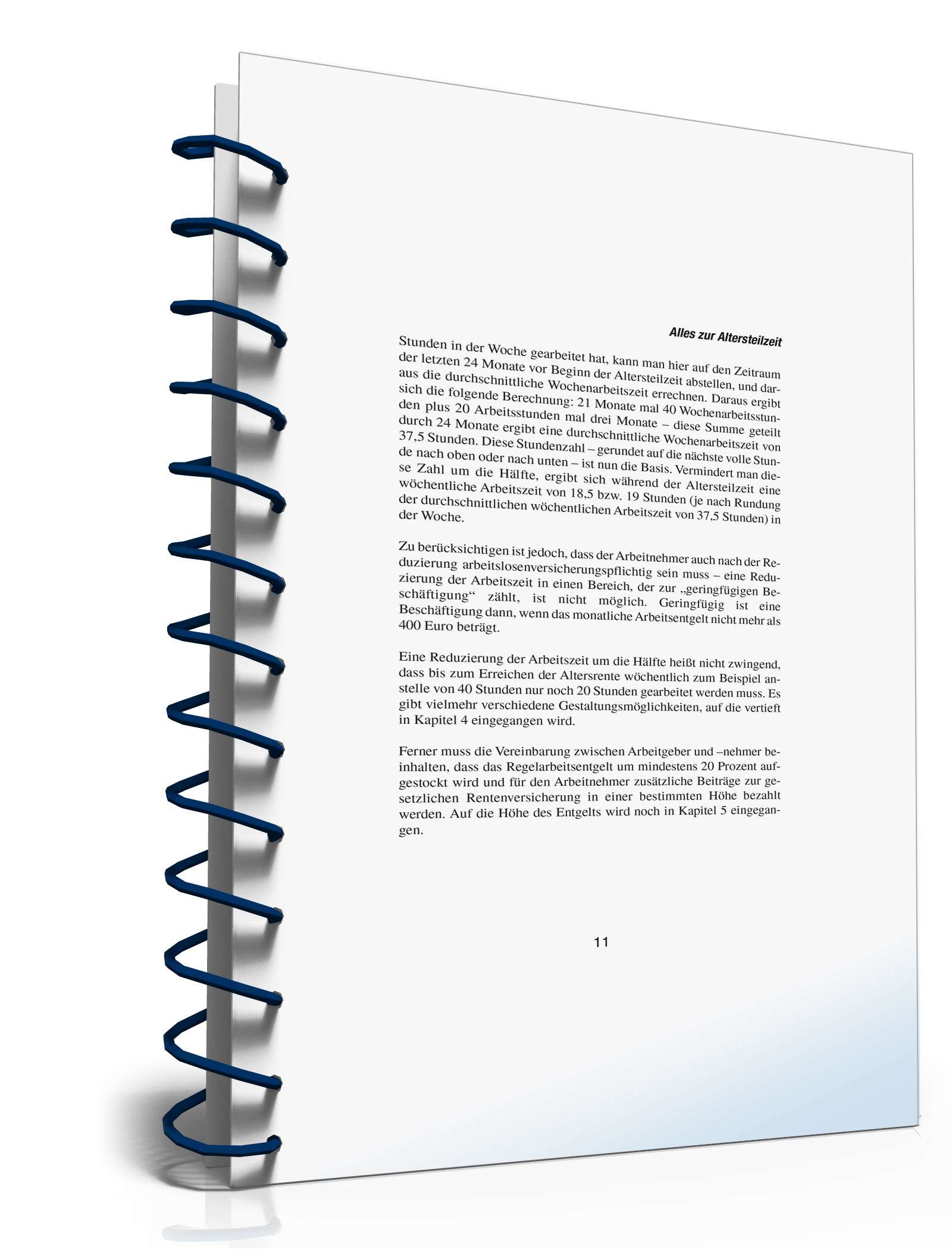 Ratgeber Altersteilzeit PDF. Seite: 11