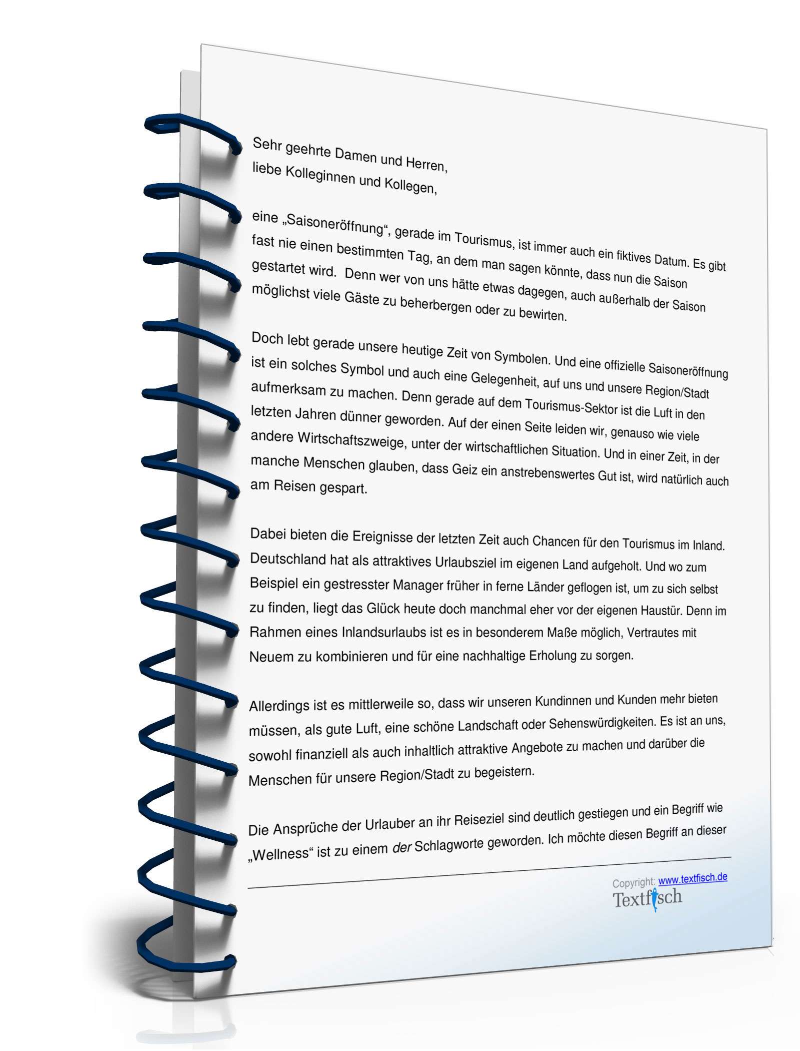 Rede für die Saisoneröffnung im Tourismus  PDF. Seite: 2