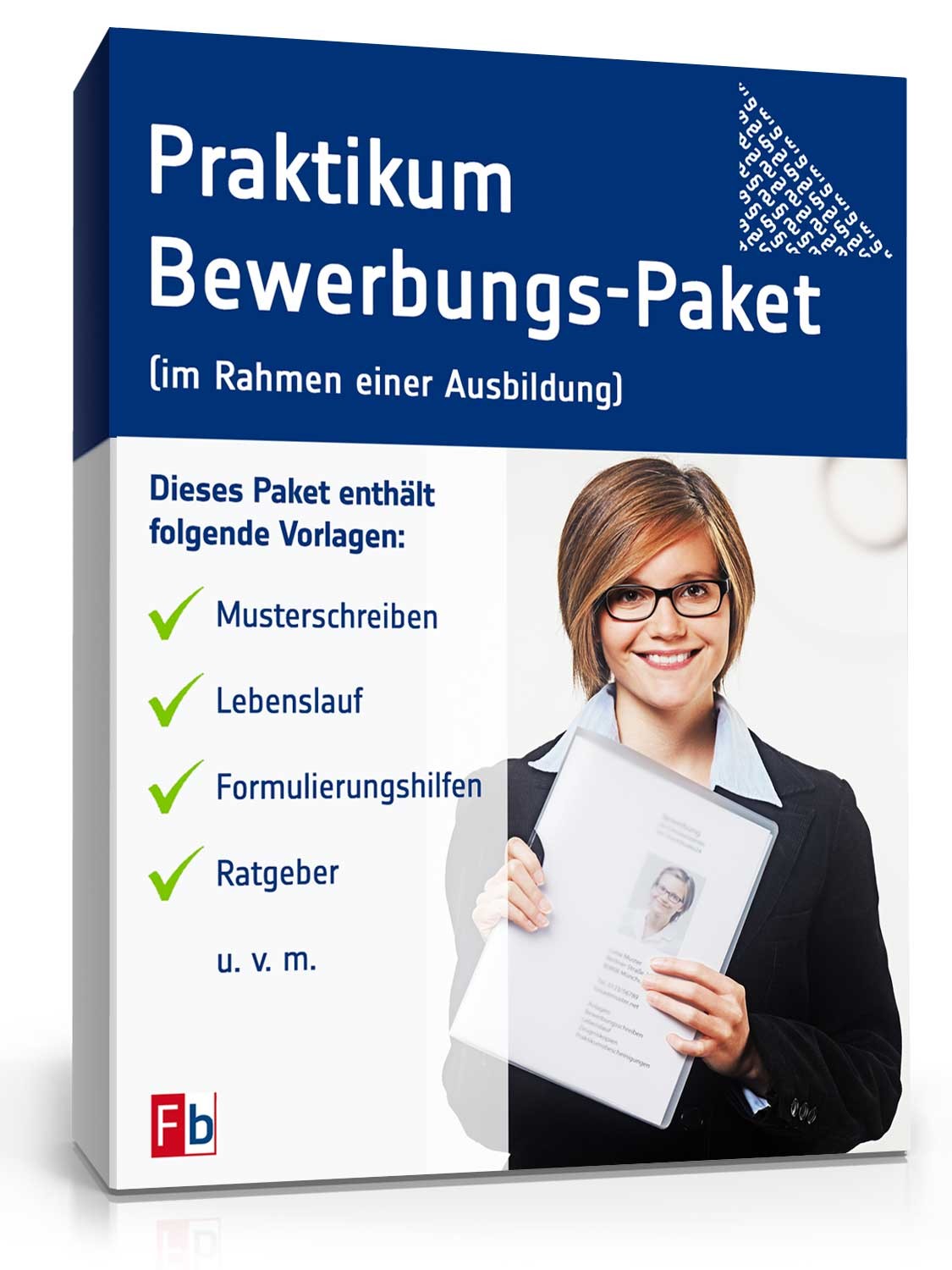 Bewerbungs-Paket Praktikum Ausbildung Excel