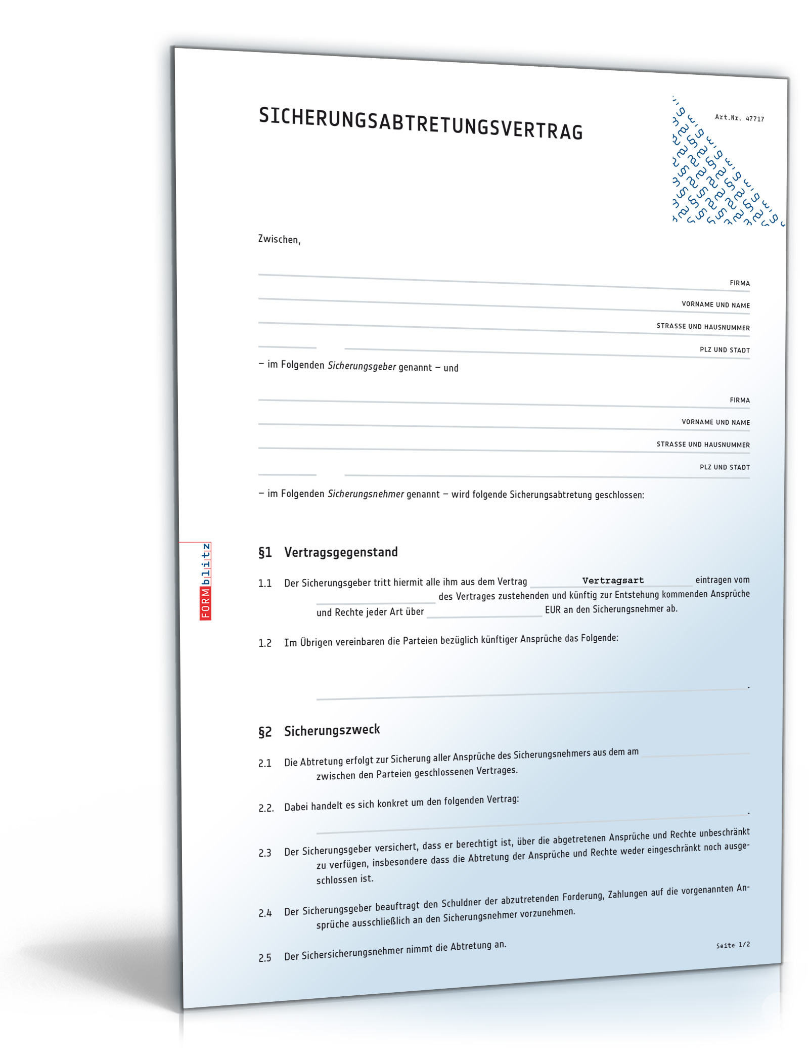 Sicherungsabtretung PDF