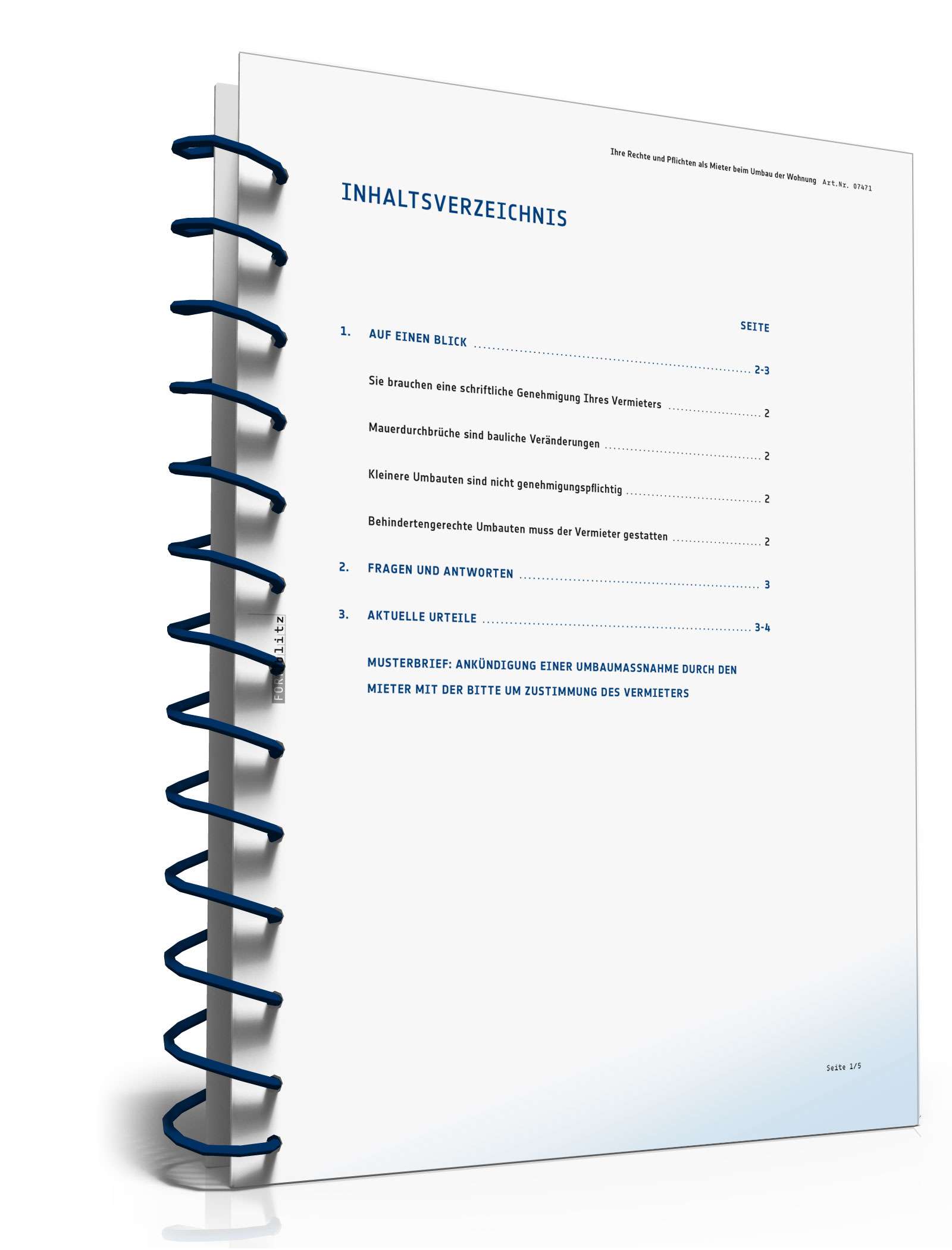 Ratgeber Mietrecht Wohnungsumbau PDF. Seite: 2