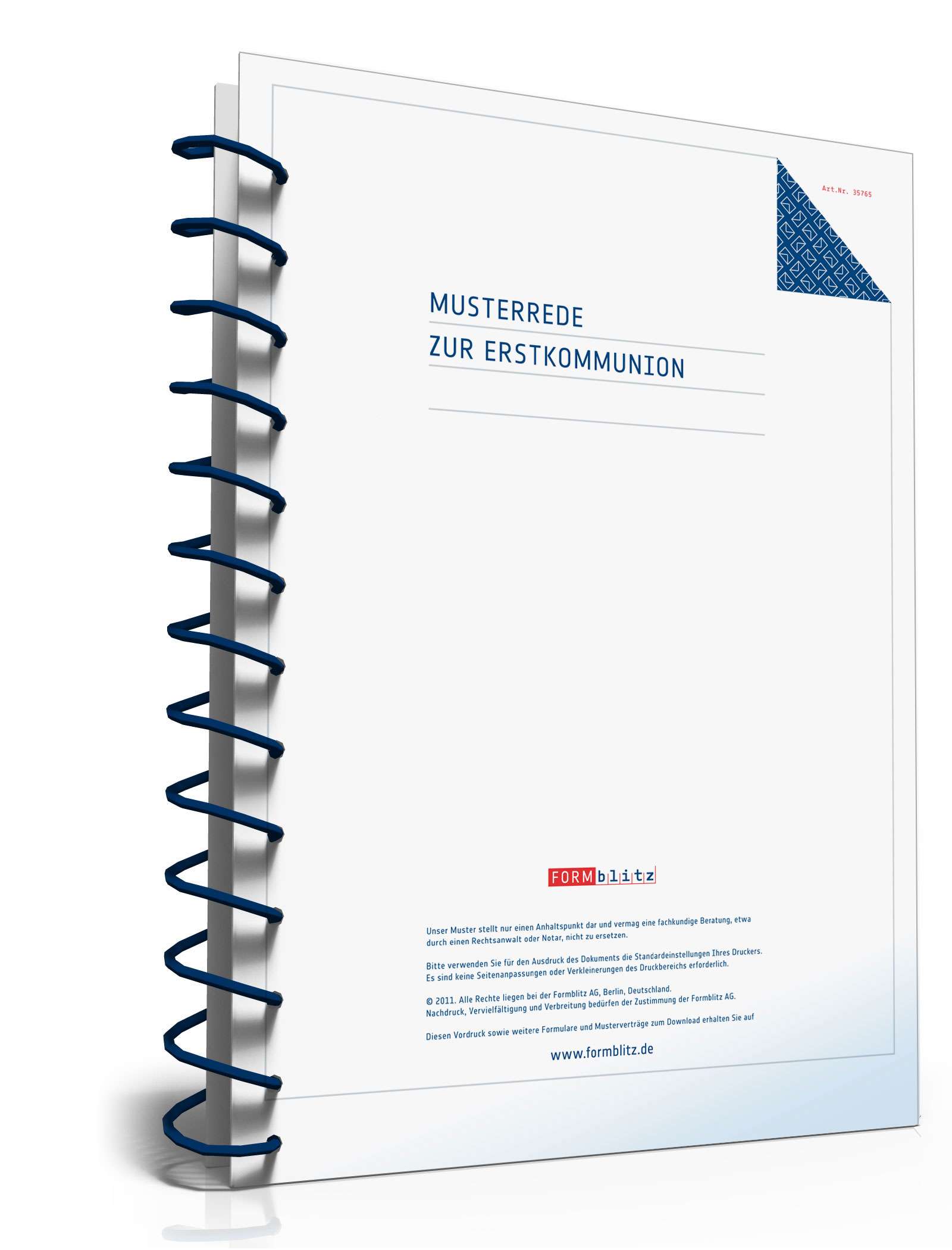 Musterrede Erstkommunion Word