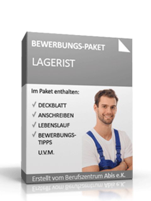 Bewerbungs-Mappe Lagerist  Excel