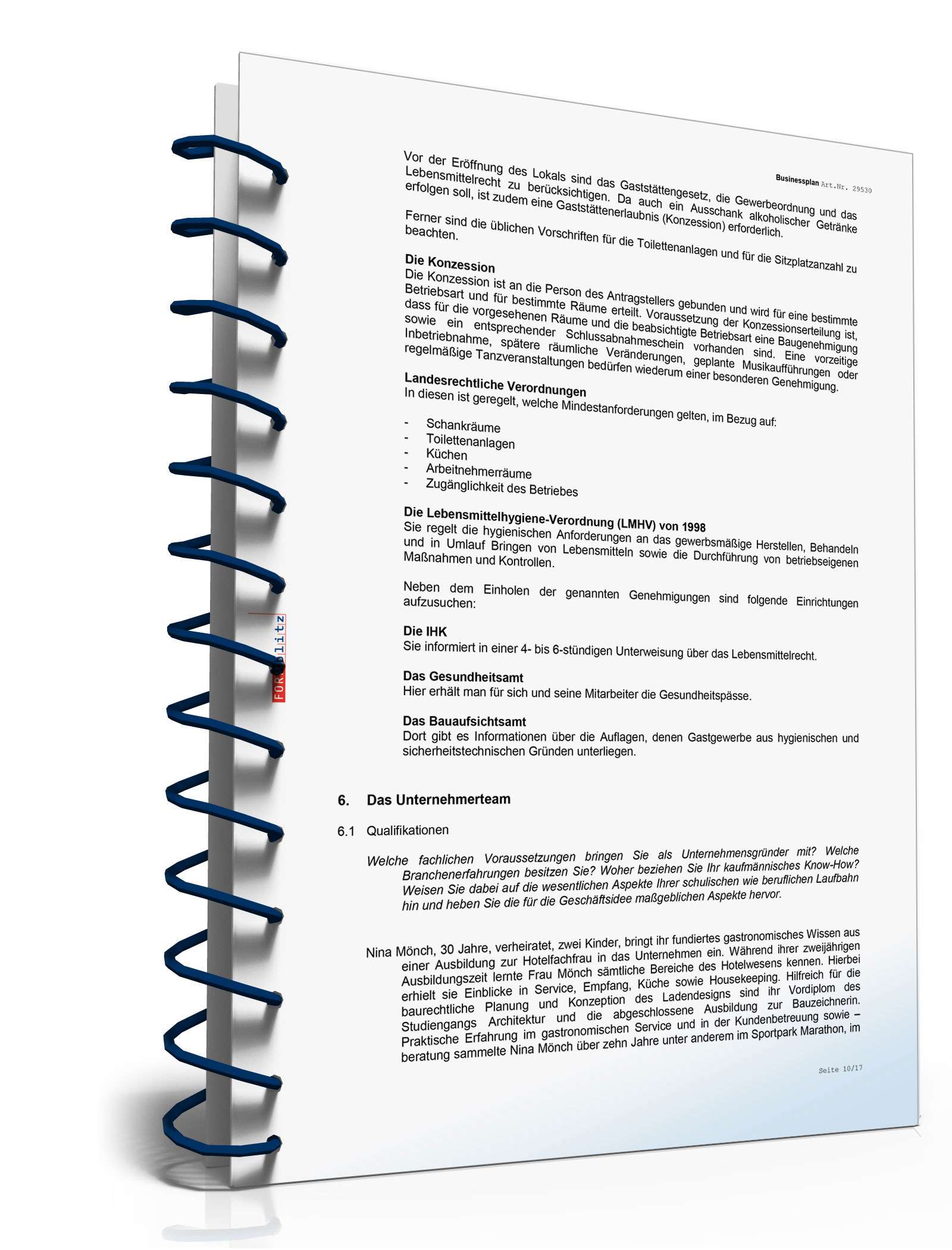 Businessplan Kulturcafé Excel. Seite: 15