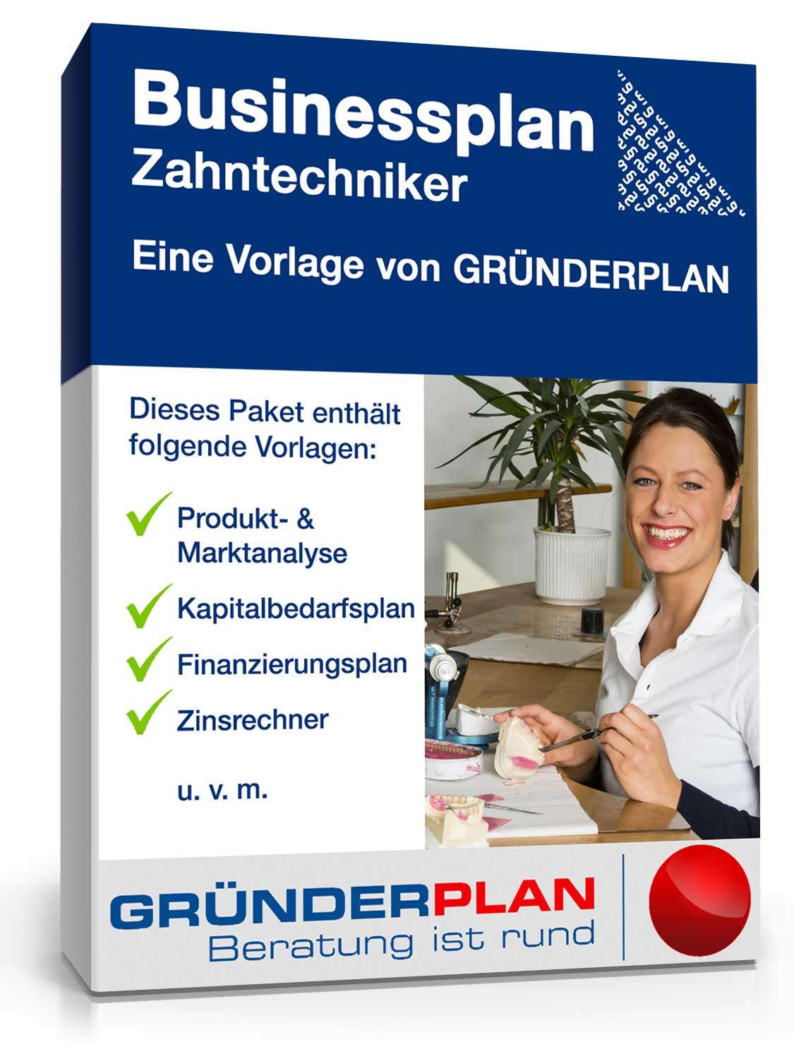 Businessplan Zahntechniker von Gründerplan Excel