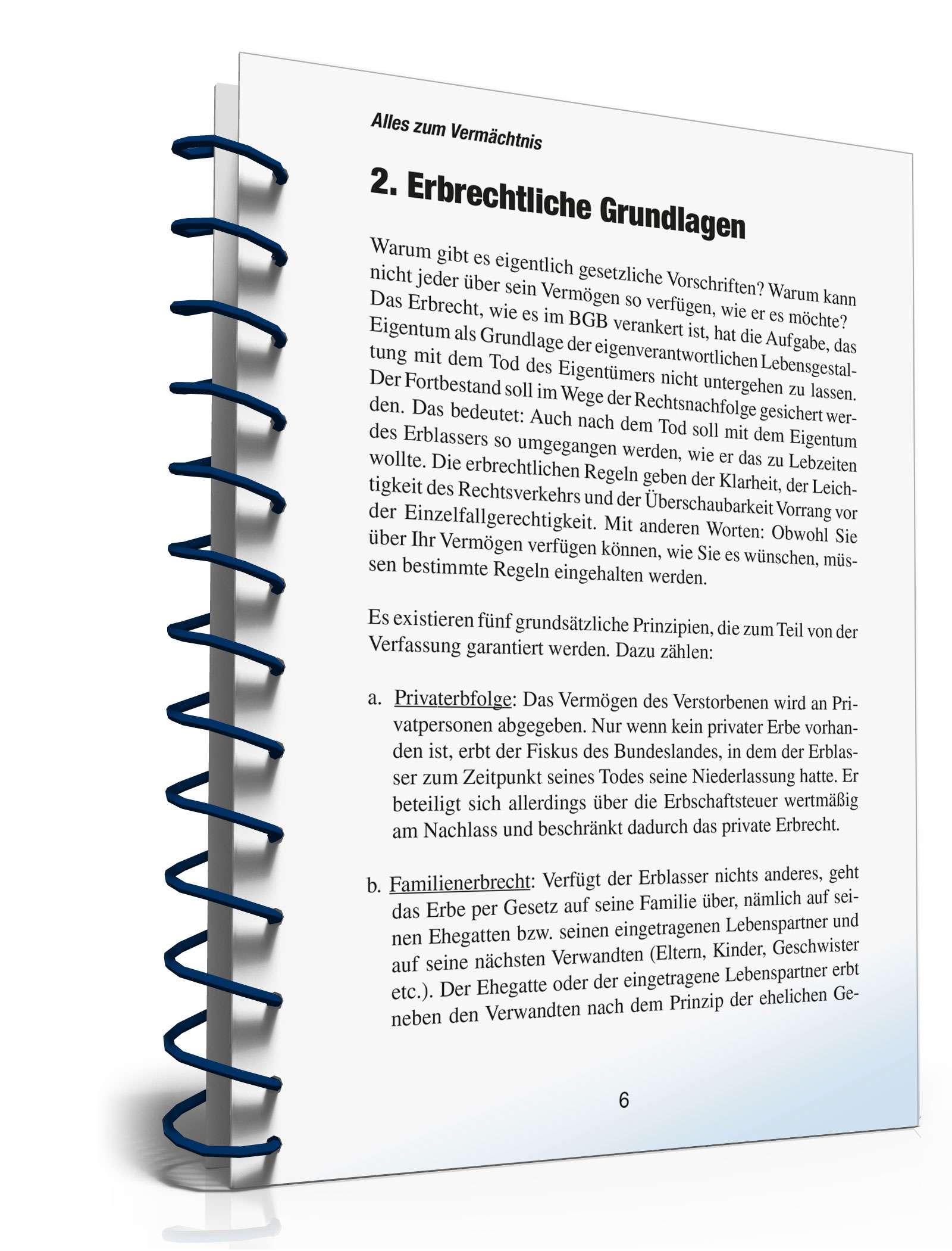 Ratgeber Vermächtnis PDF. Seite: 6