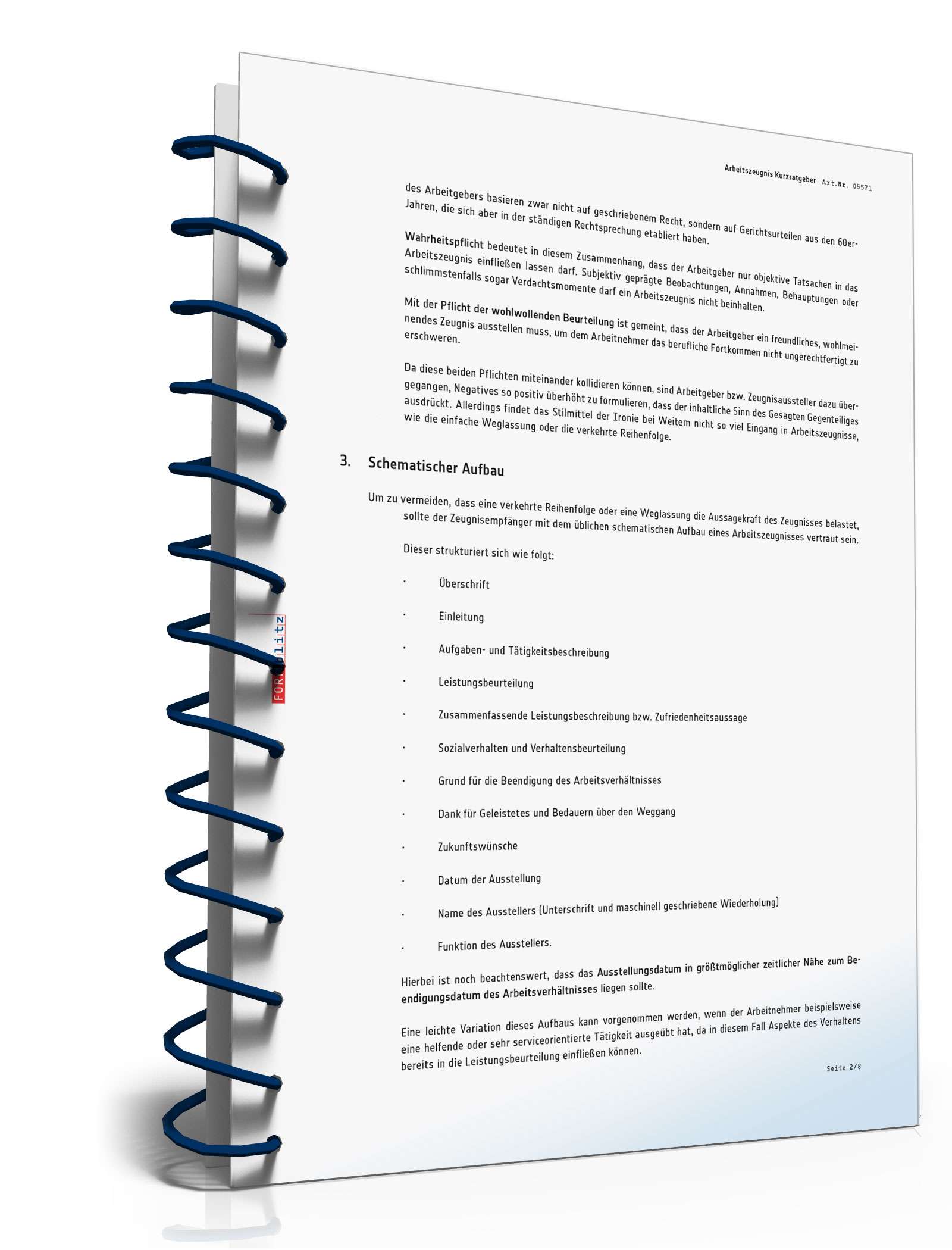 Arbeitszeugnis korrekt erstellt und richtig interpretiert PDF. Seite: 3