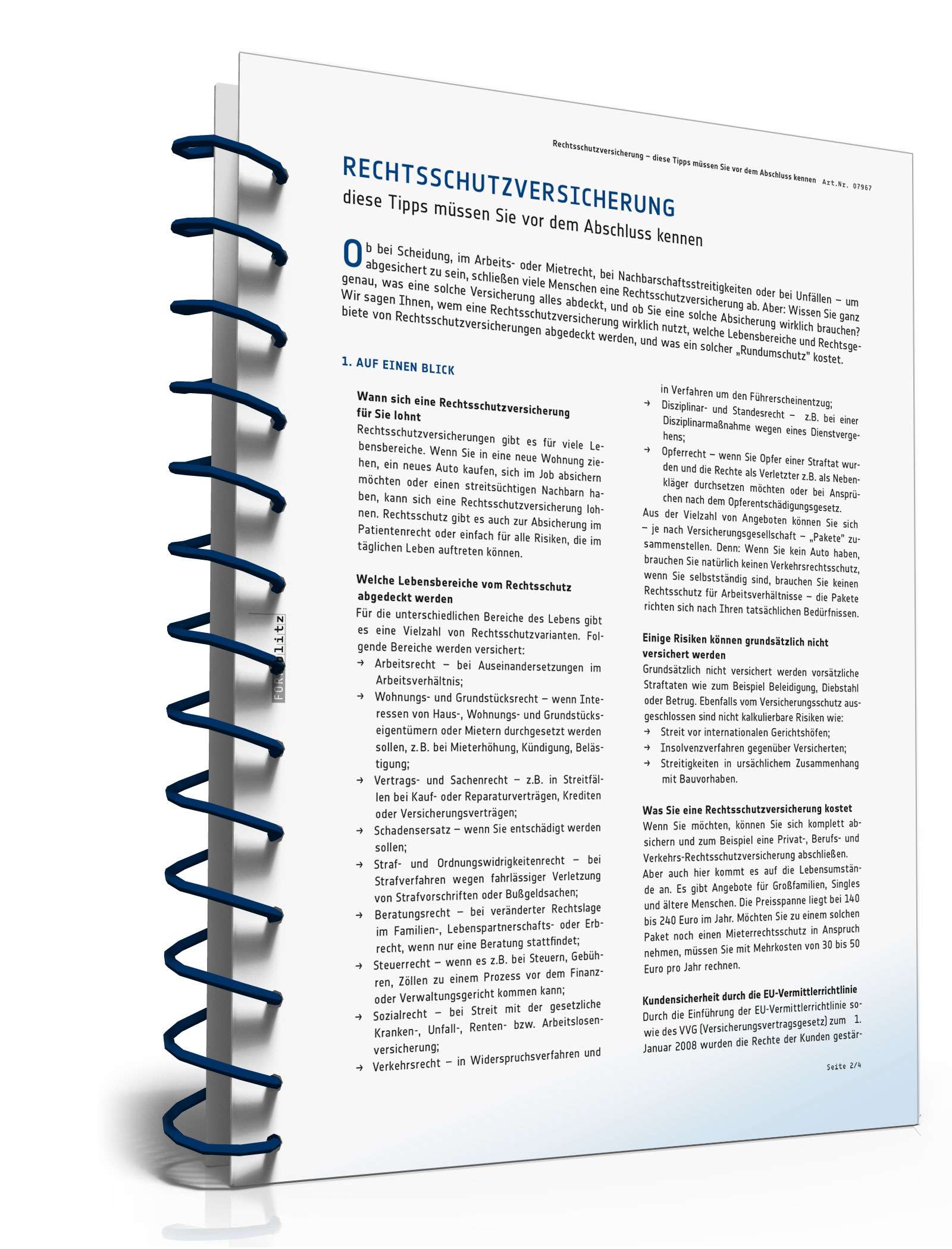 Ratgeber Rechtsschutzversicherung  PDF. Seite: 3