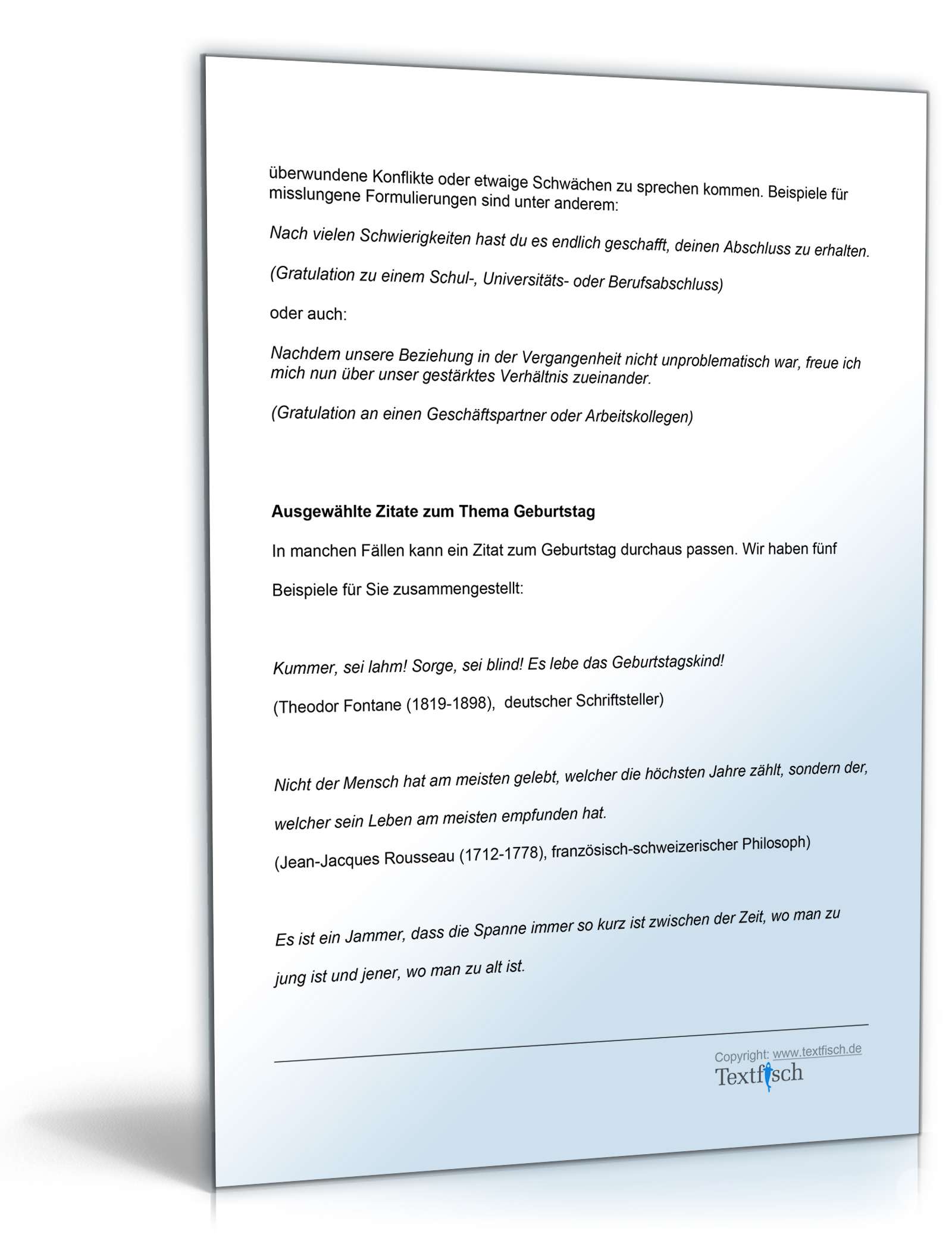 Gratulation Geburtstag Geschäftspartner Word. Seite: 5