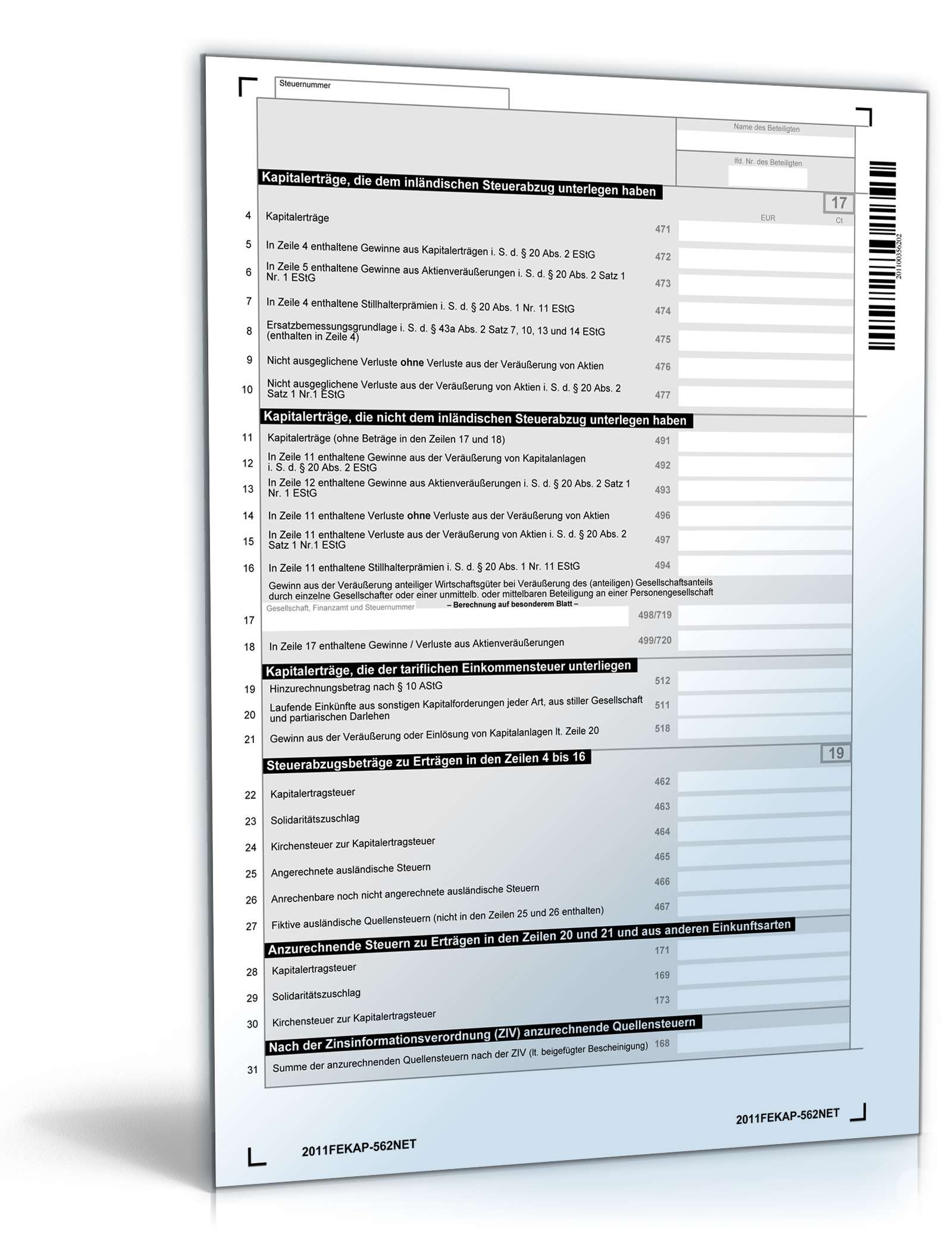 Anlage FE-KAP 2011 PDF. Seite: 2
