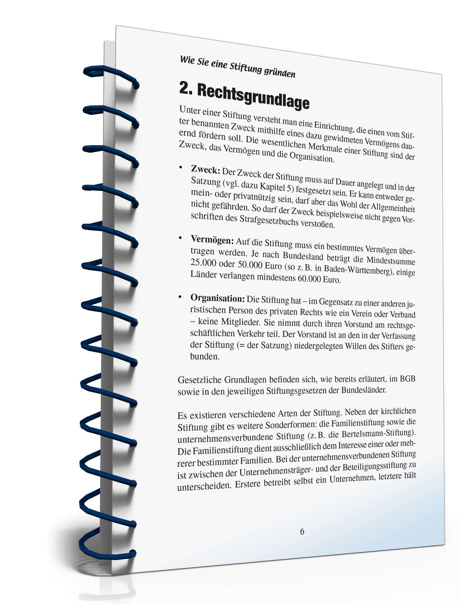 Ratgeber Gründung Stiftung  PDF. Seite: 5