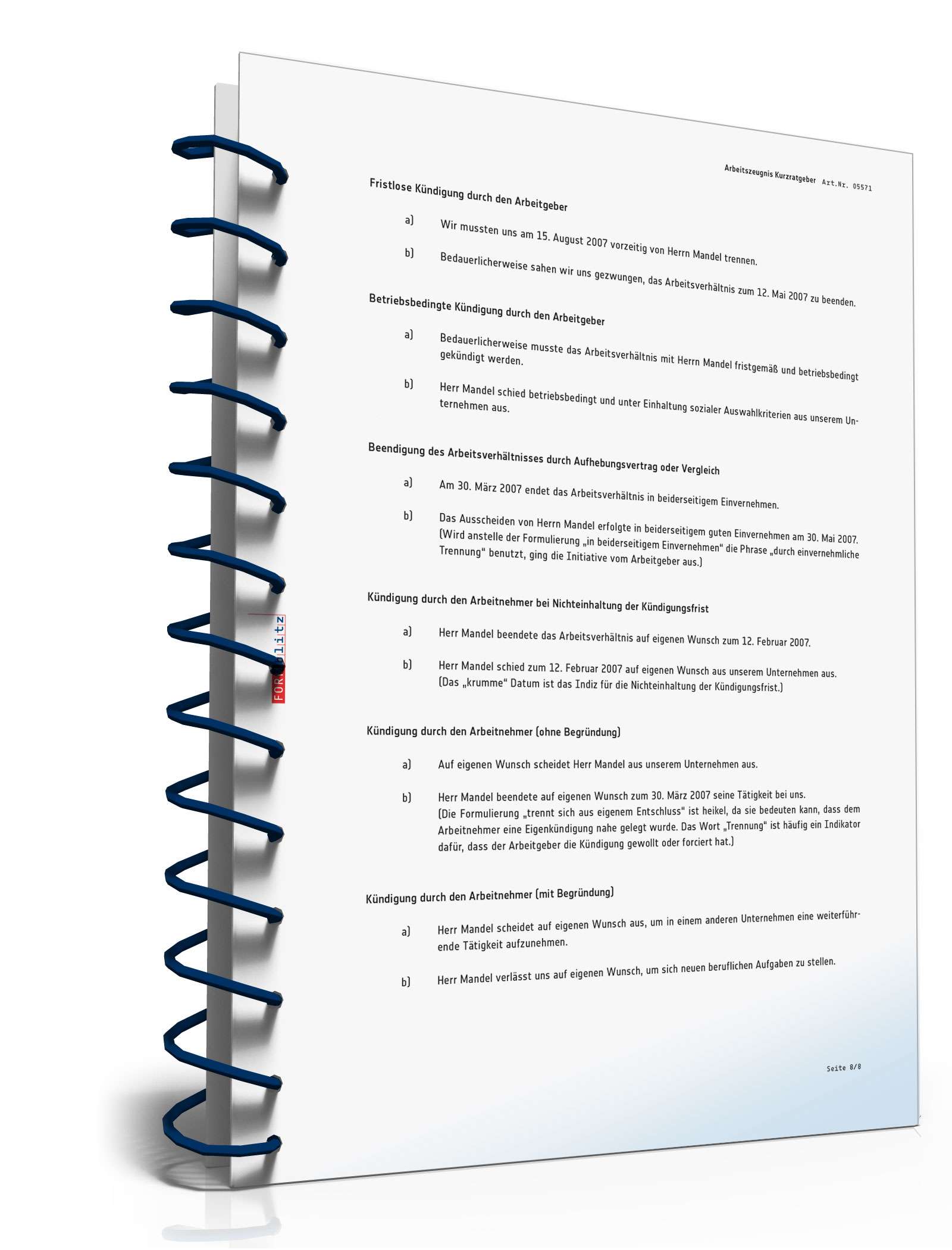 Arbeitszeugnis korrekt erstellt und richtig interpretiert PDF. Seite: 9