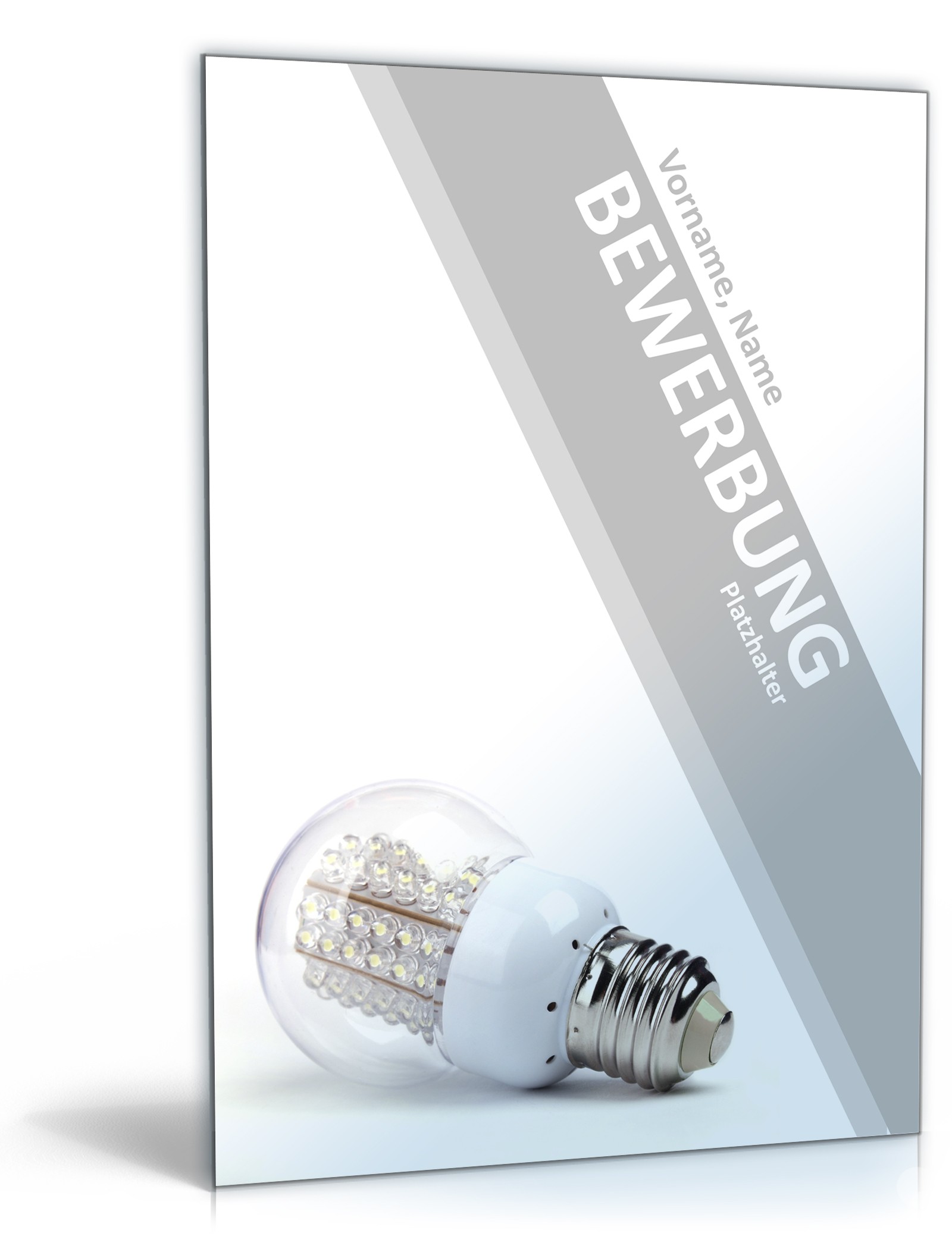 PowerPoint Vorlage Kreative Bewerbung Ingenieur Excel. Seite: 4