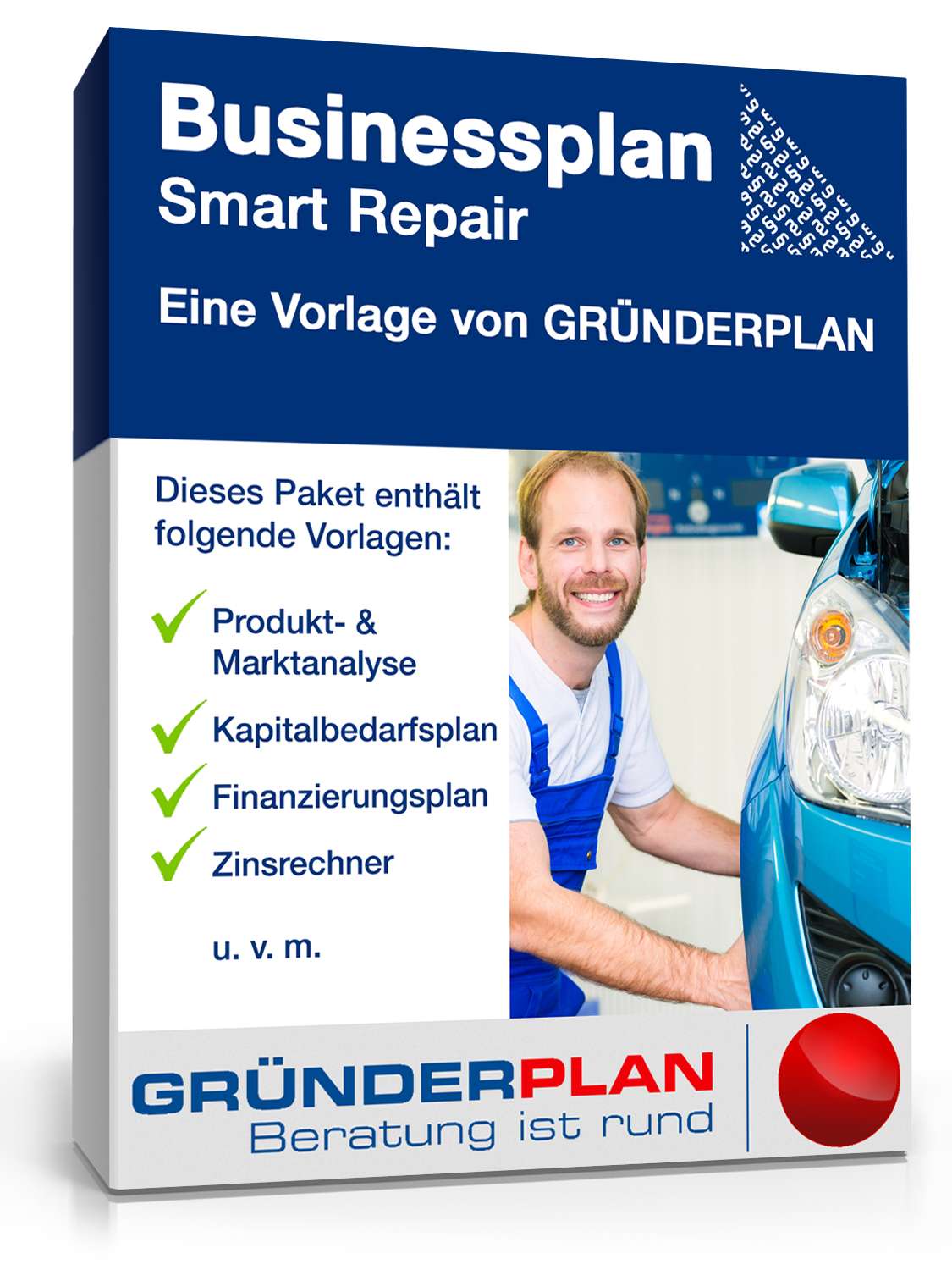 Businessplan Smart Repair von Gründerplan Excel