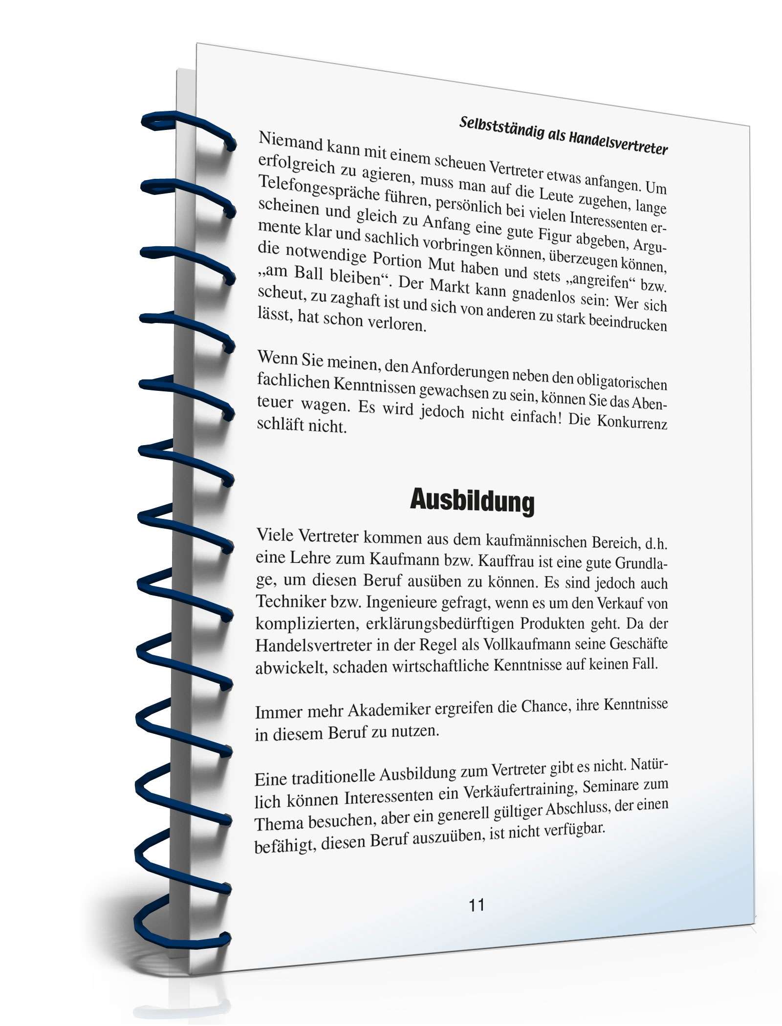 Selbstständig als Handelsvertreter PDF. Seite: 11