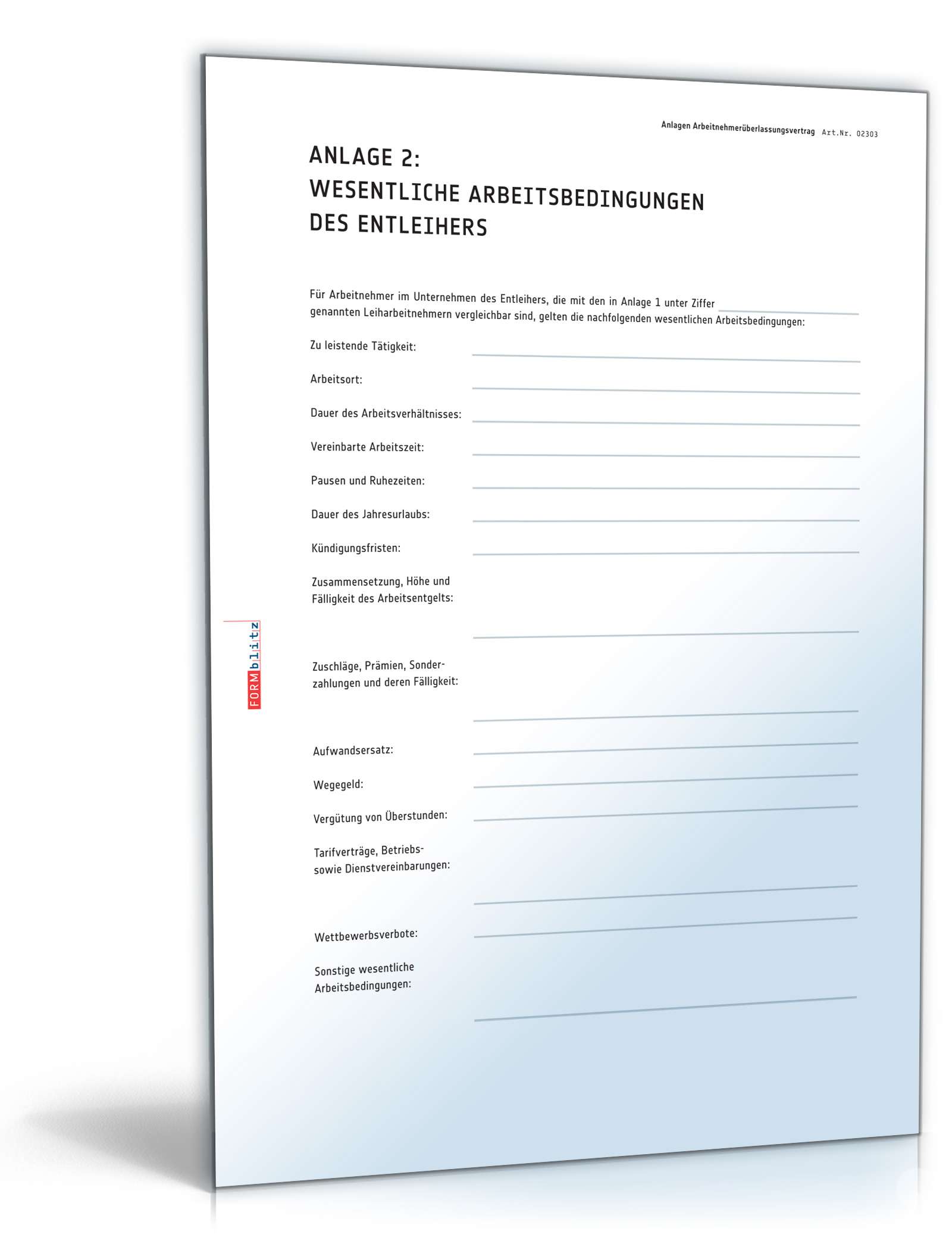 Arbeitnehmerüberlassungsvertrag PDF. Seite: 8