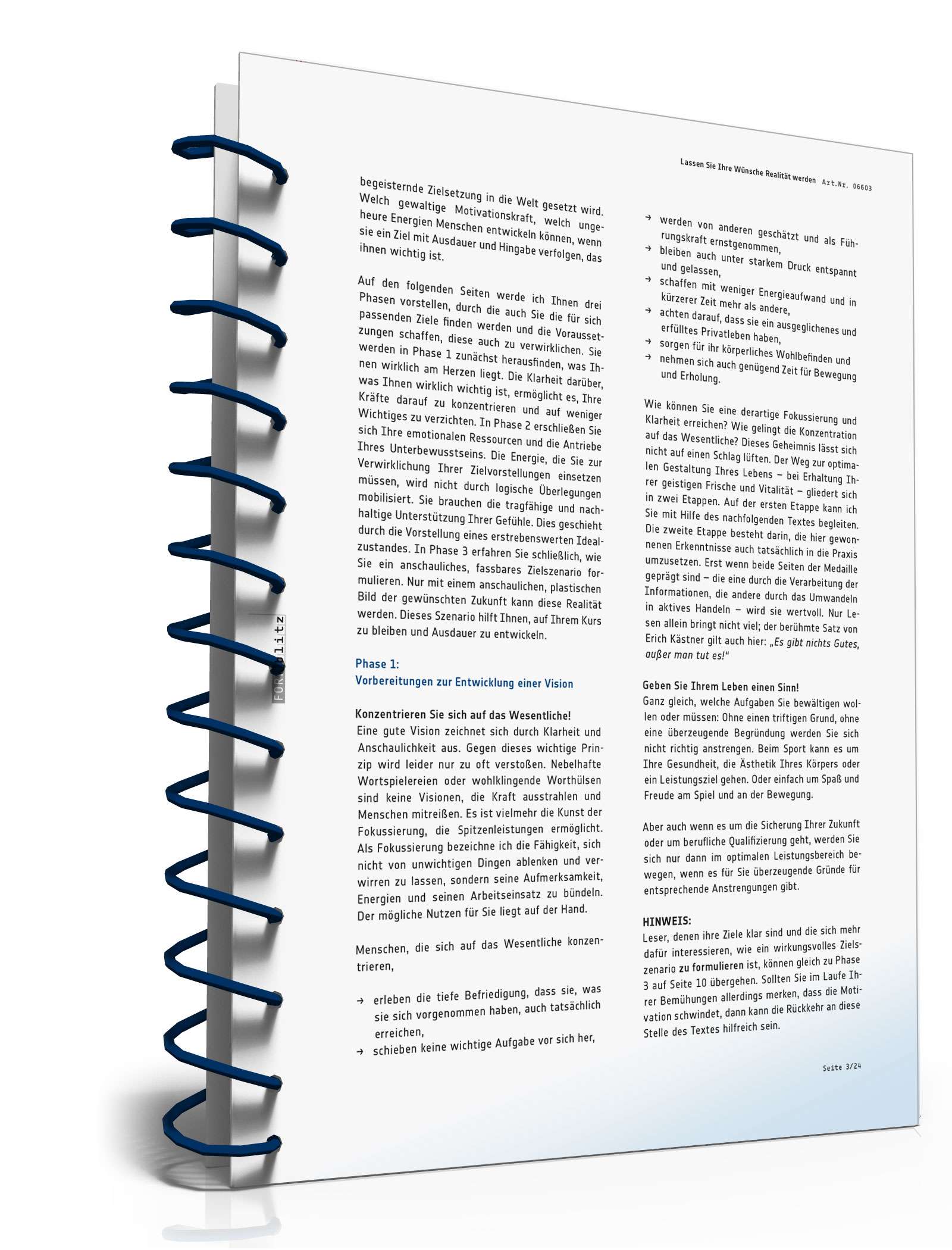 Ratgeber Verwirklichung Ziele PDF. Seite: 4