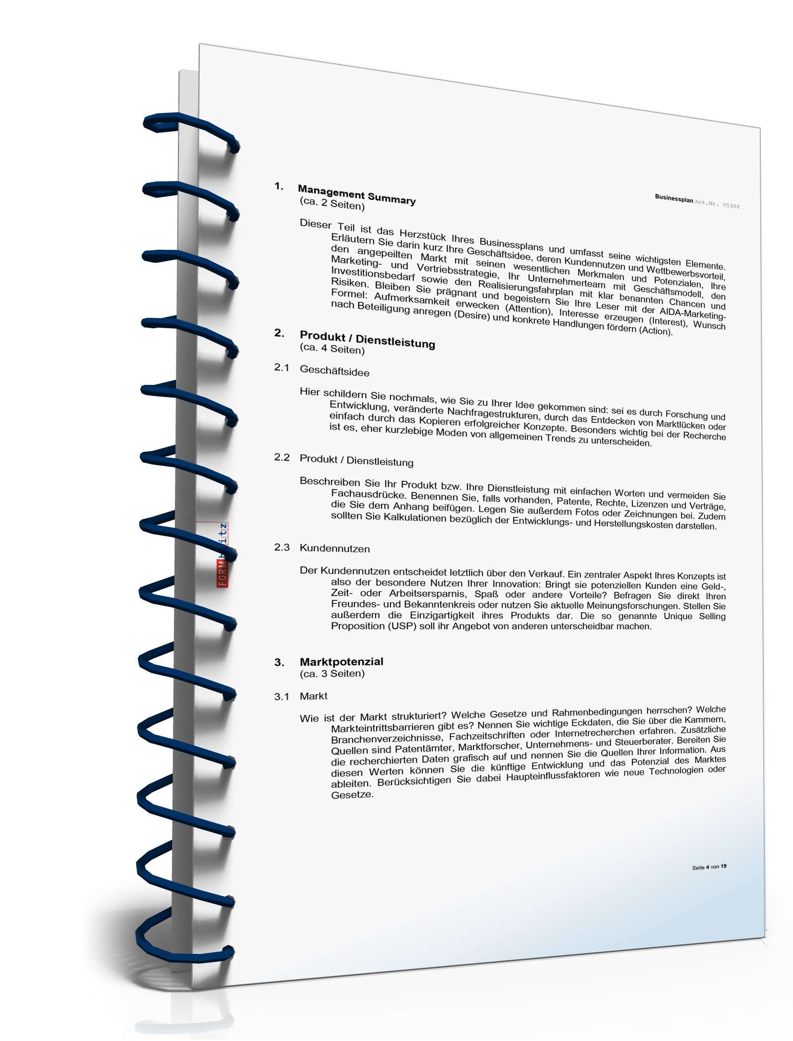 Businessplan E-Commerce Excel. Seite: 2