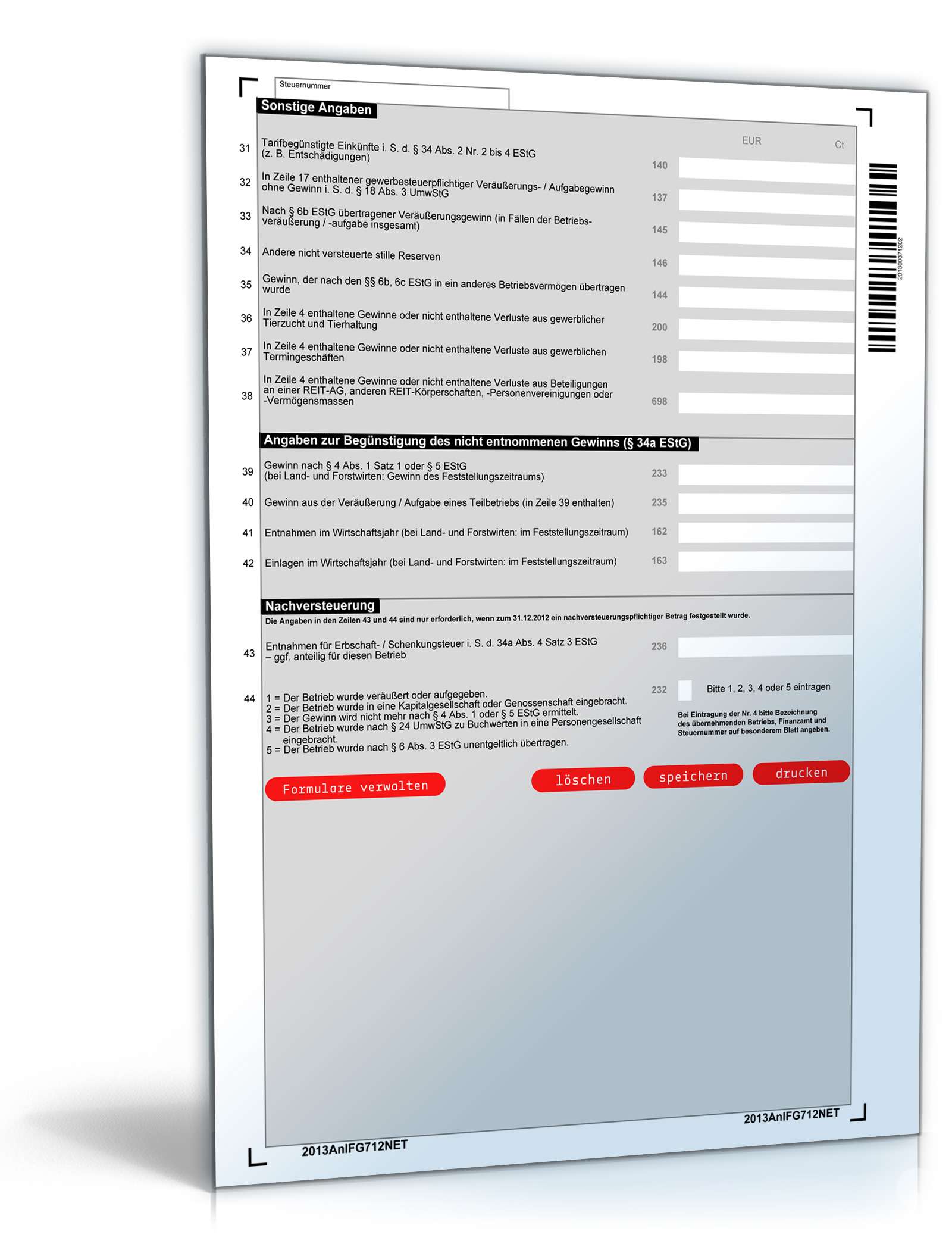 Anlage FG 2013 PDF. Seite: 2
