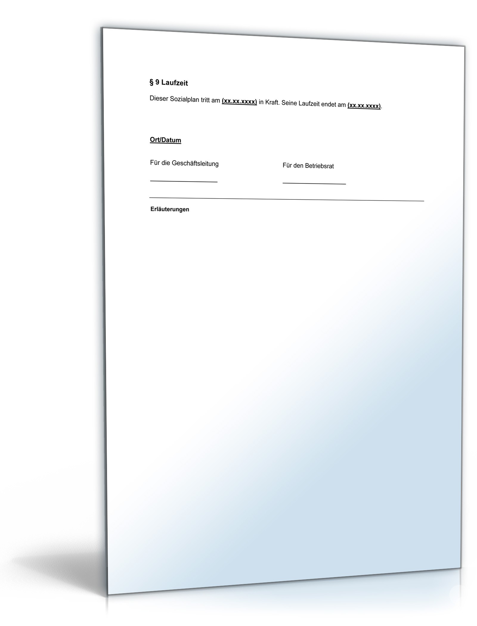 Betriebsvereinbarung Sozialplan PDF. Seite: 3