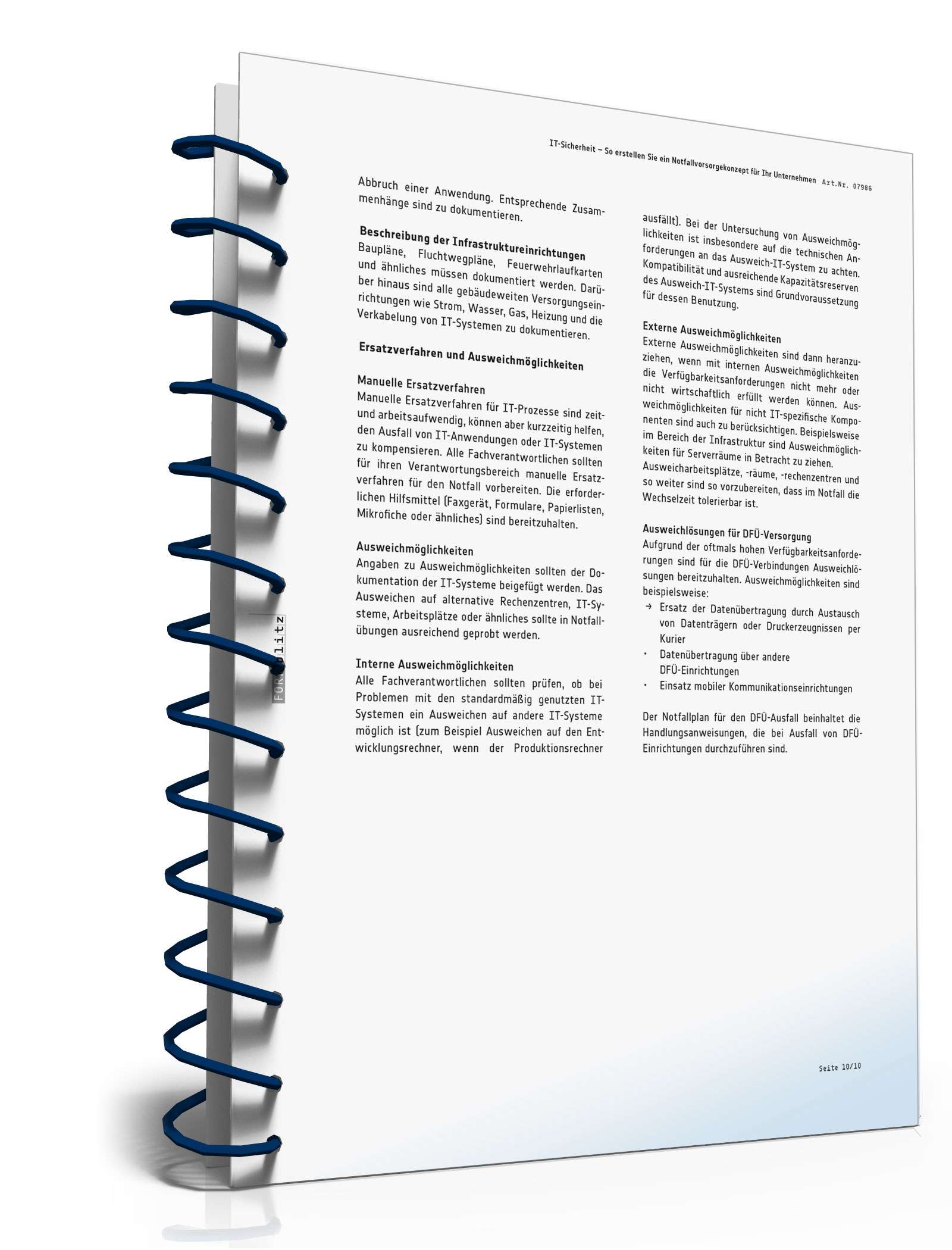 Ratgeber Notfallvorsorgekonzept IT-Sicherheit PDF. Seite: 11