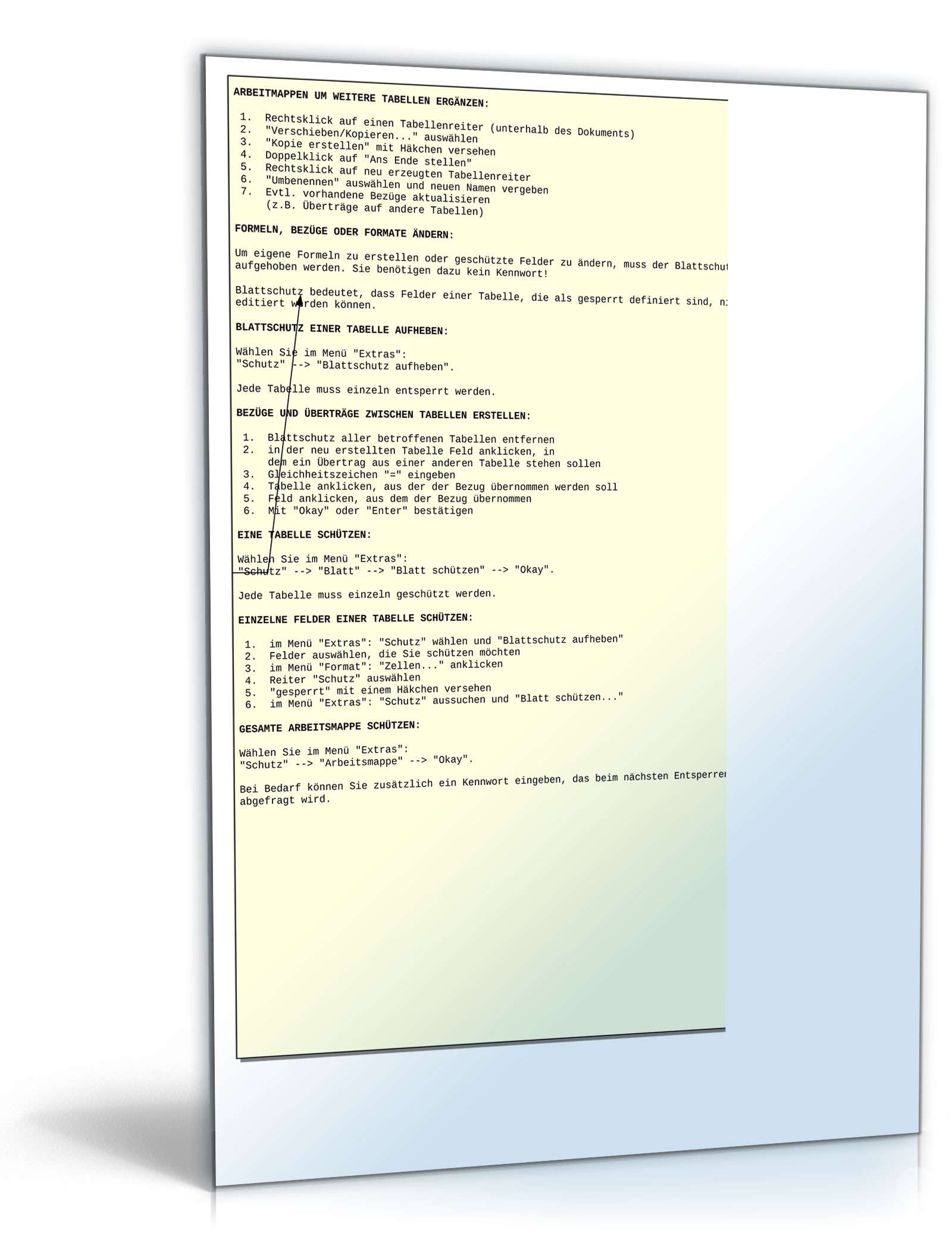 Sozialkriterien Kündigung Excel