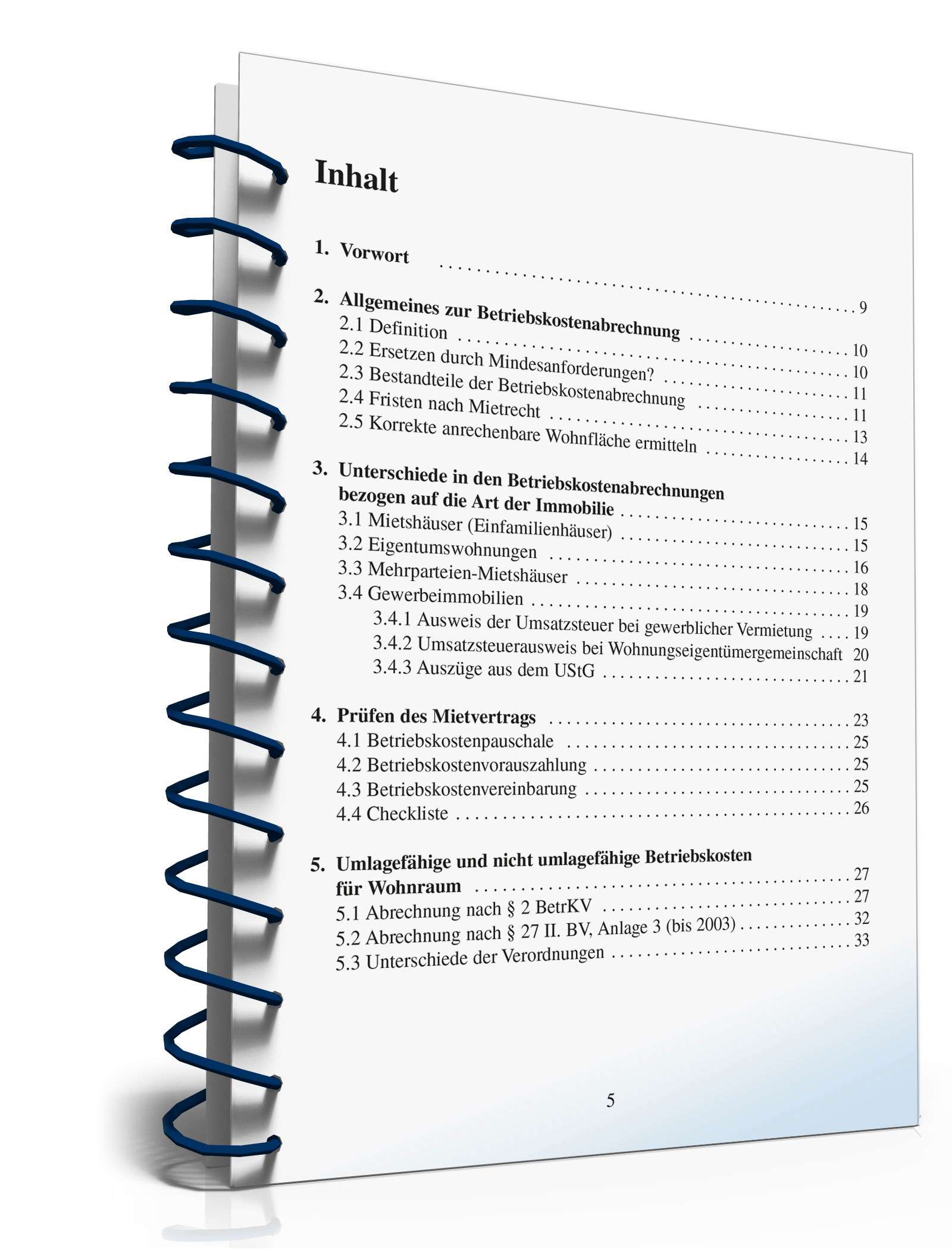 Ratgeber Betriebskostenabrechnung PDF. Seite: 5