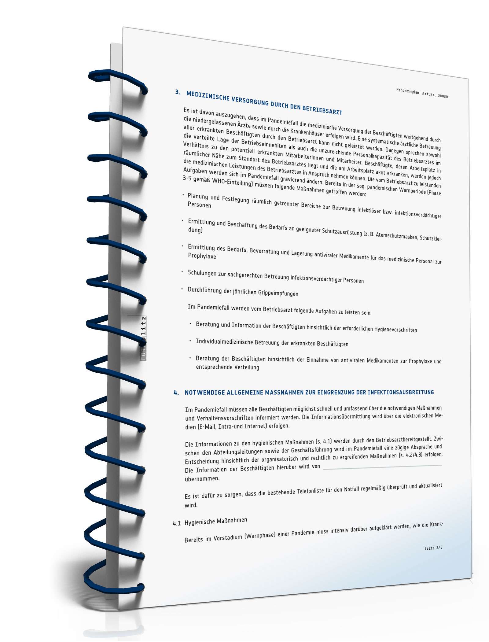 Pandemieplan PDF. Seite: 2