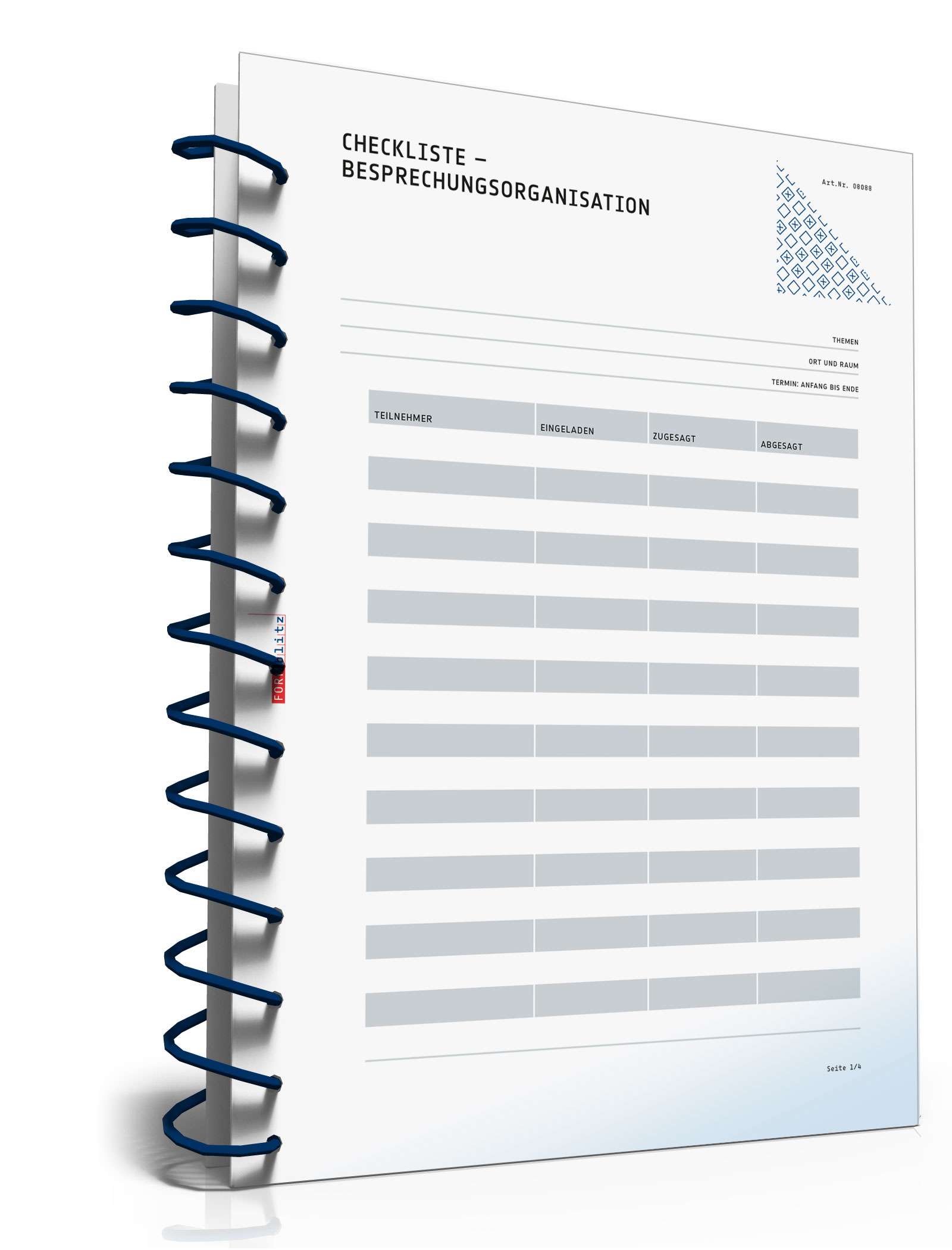 Checkliste Besprechungsorganisation PDF