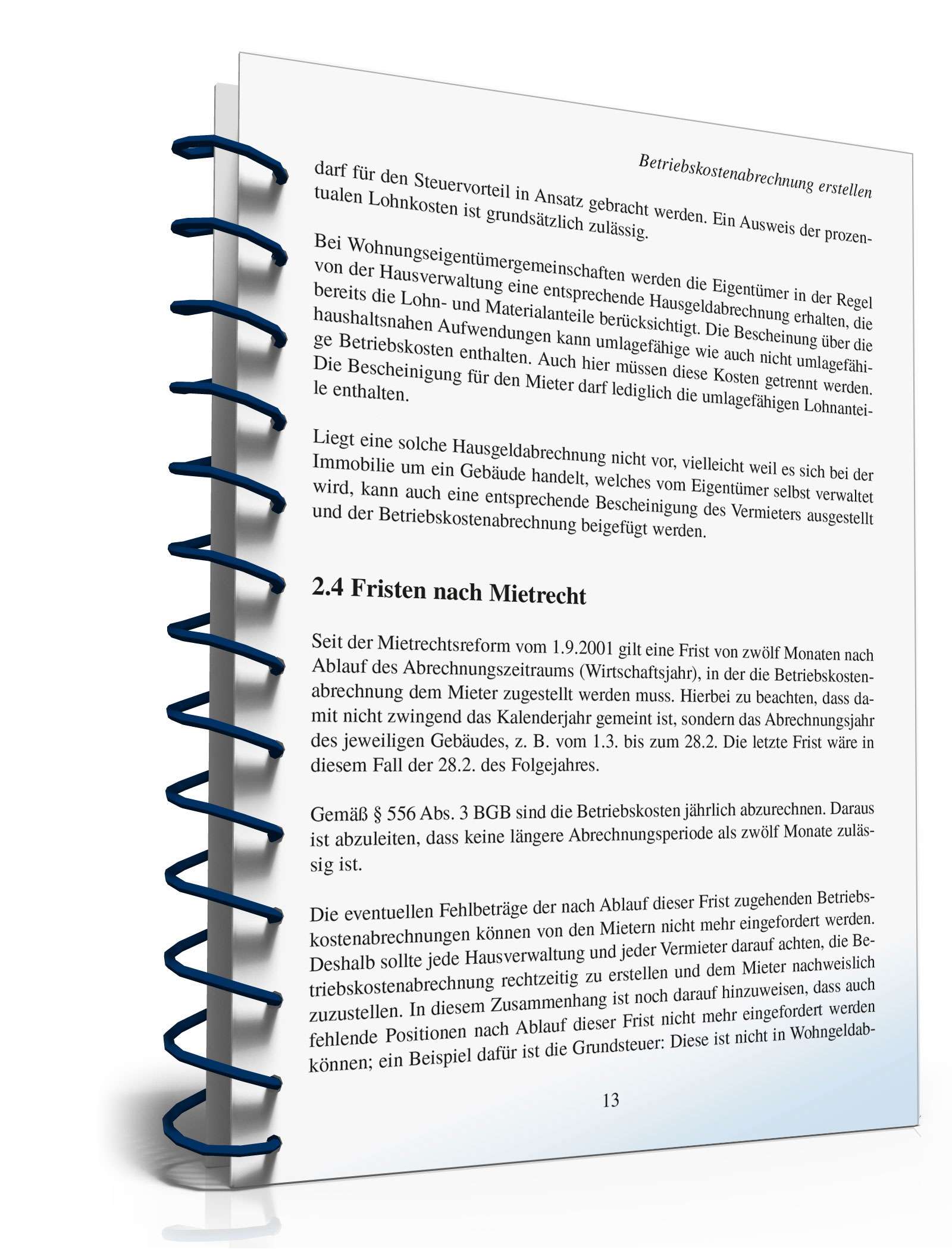 Ratgeber Betriebskostenabrechnung PDF. Seite: 13