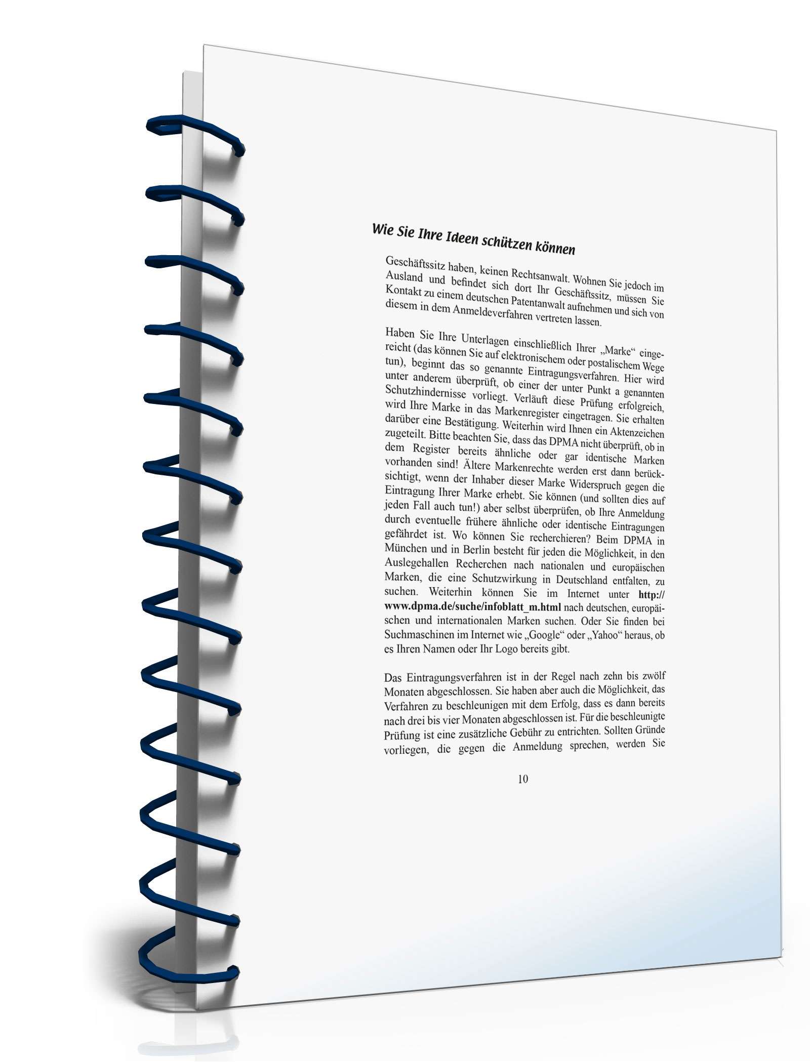 Wie Sie Ihre Ideen schützen können PDF. Seite: 10