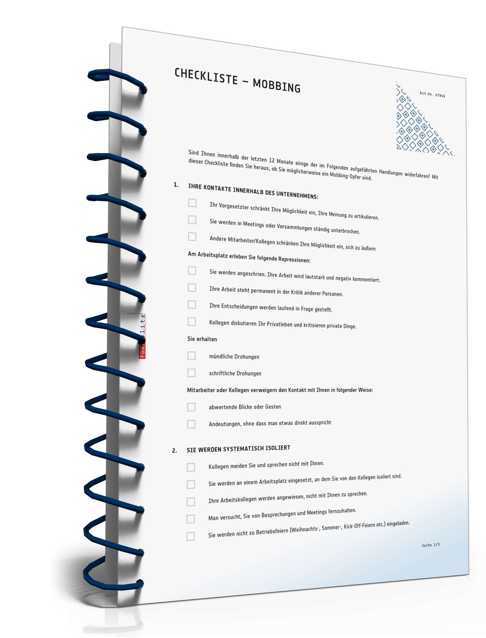 Mobbingprotokoll PDF. Seite: 4