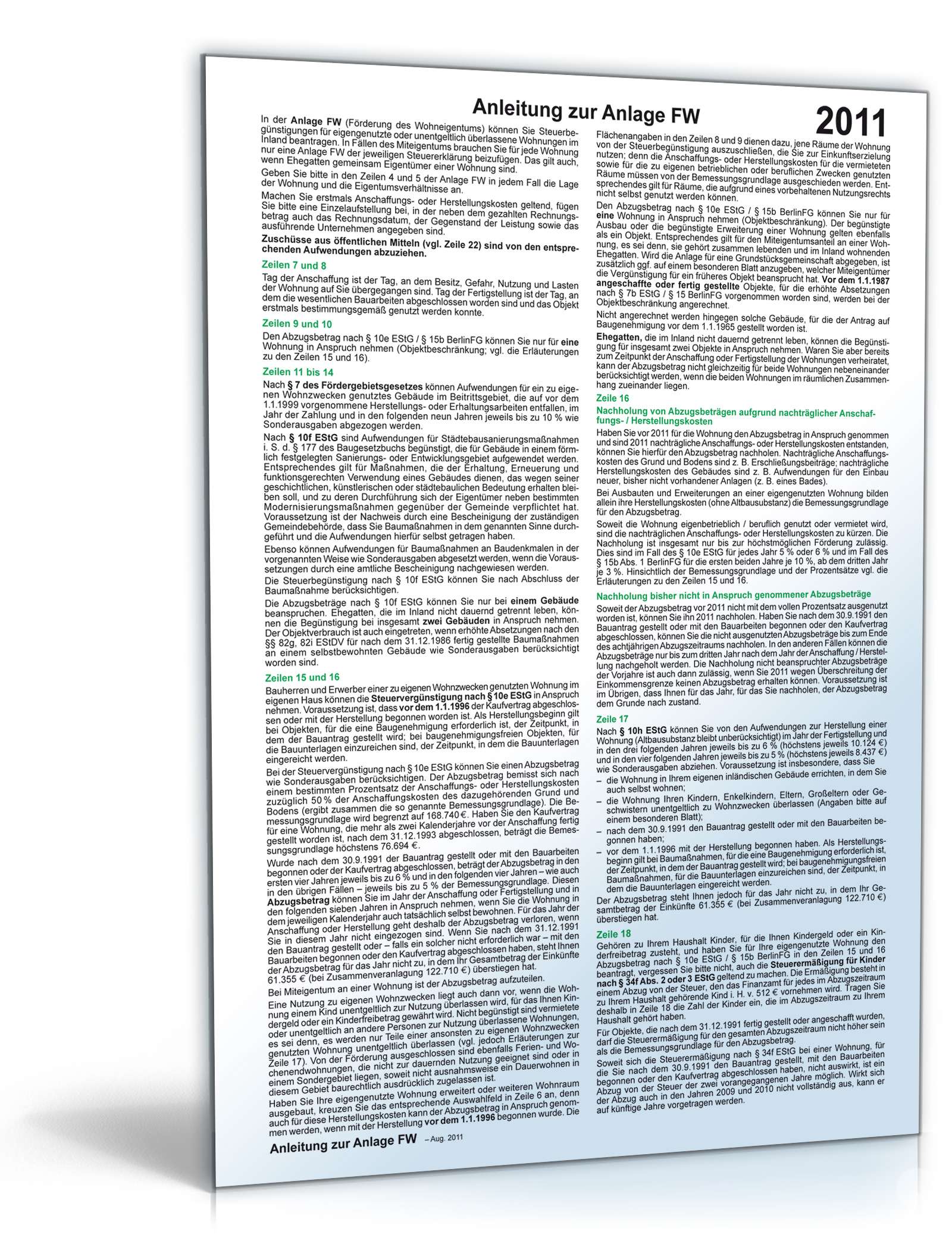 Anlage FW 2011 PDF. Seite: 2