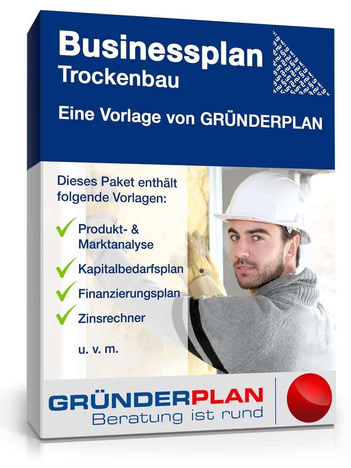 Businessplan Trockenbau von Gründerplan Excel