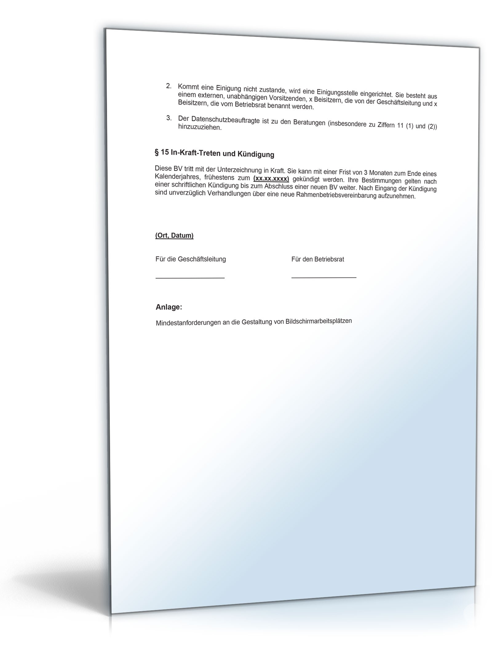 Betriebsvereinbarung Informations- und Kommunikationssysteme PDF. Seite: 6