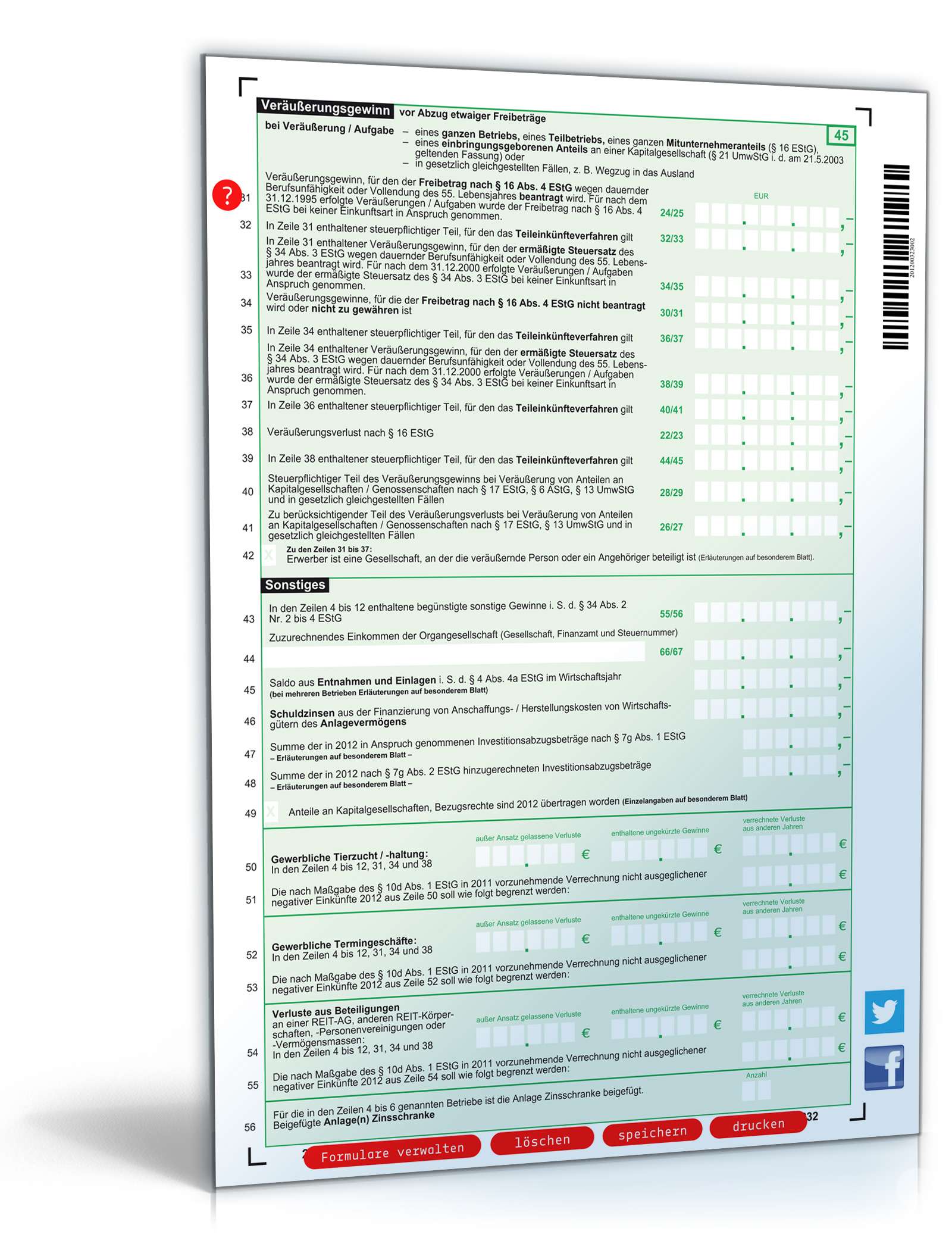 Anlage G 2012 PDF. Seite: 2