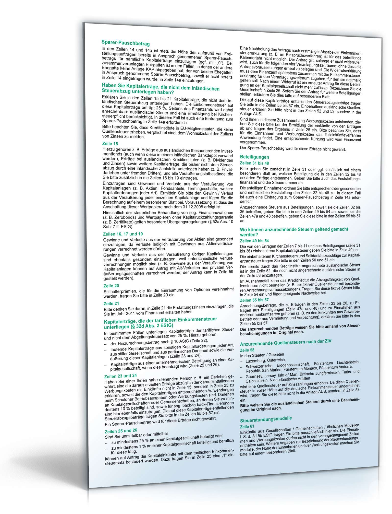 Anlage KAP 2011 PDF. Seite: 4