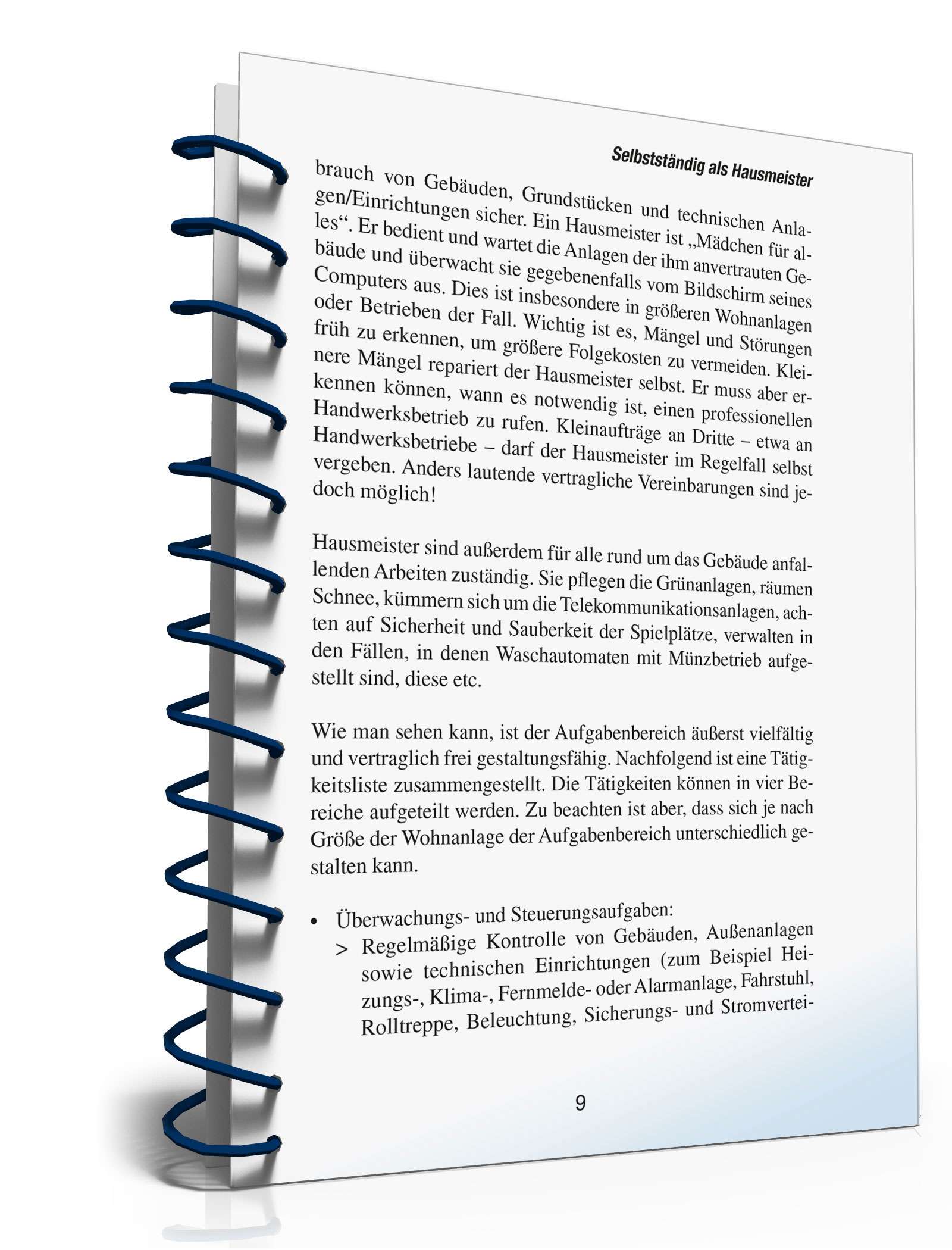 Selbstständig als Hausmeister PDF. Seite: 8