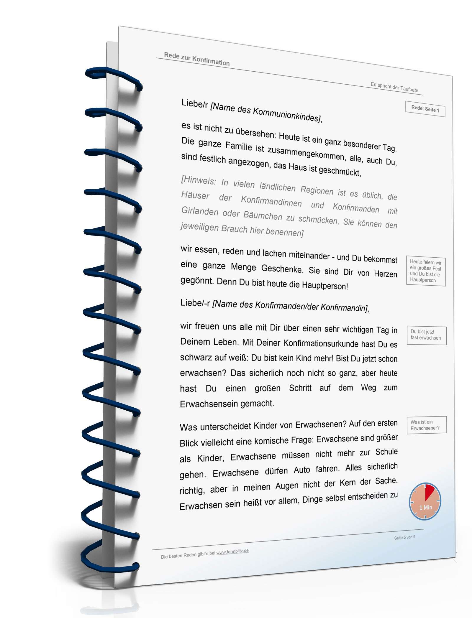 Musterrede Konfirmation Word. Seite: 5