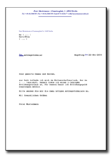 Formloser Antrag Elterngeld Word