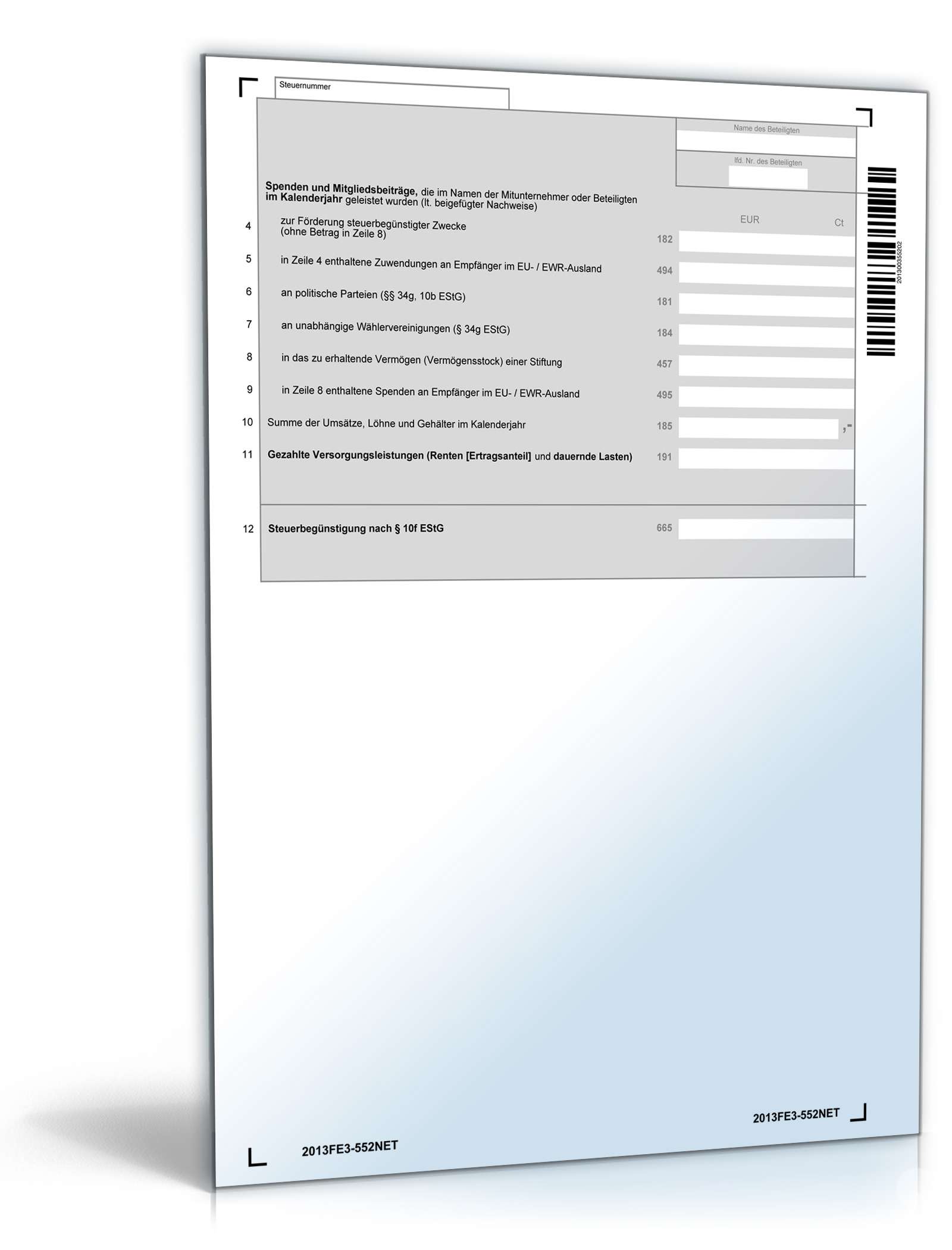 Anlage FE 3 2013 PDF. Seite: 2