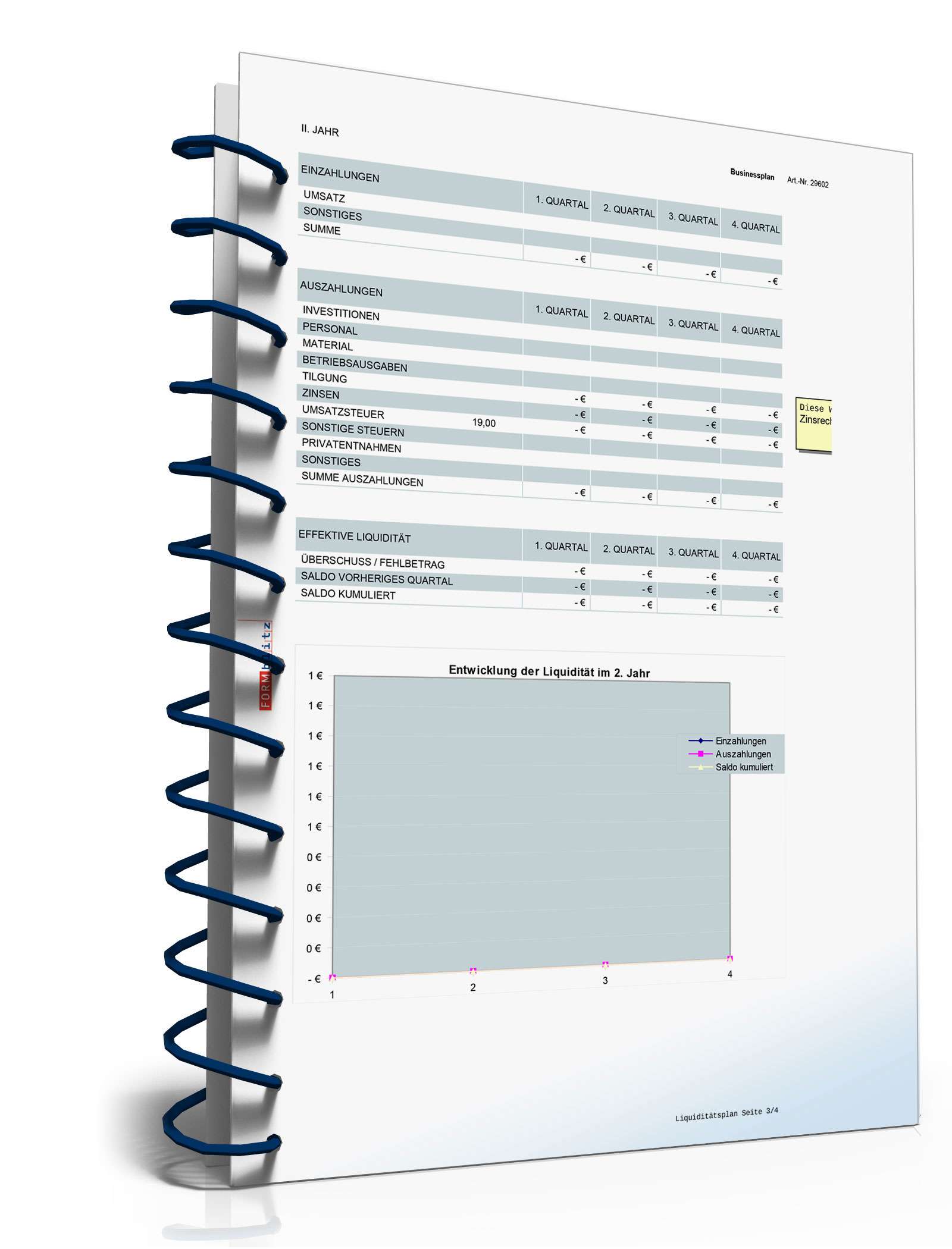 Businessplan Handwerk Excel. Seite: 25
