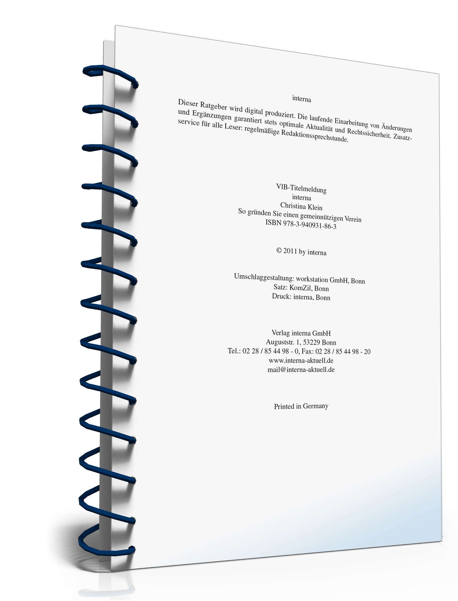 So gründen Sie einen gemeinnützigen Verein PDF. Seite: 2