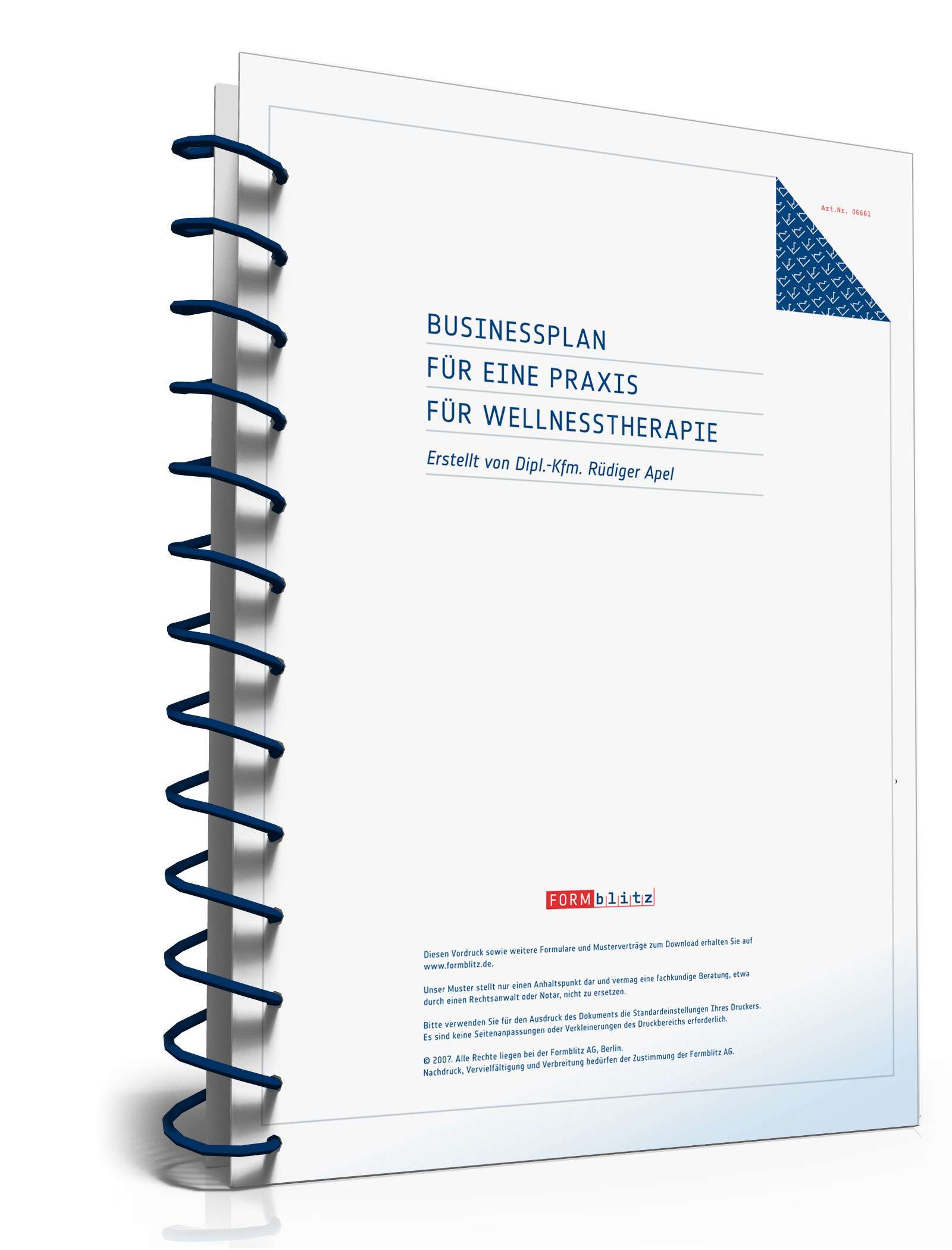Businessplan Wellnesstherapie-Praxis Excel. Seite: 2