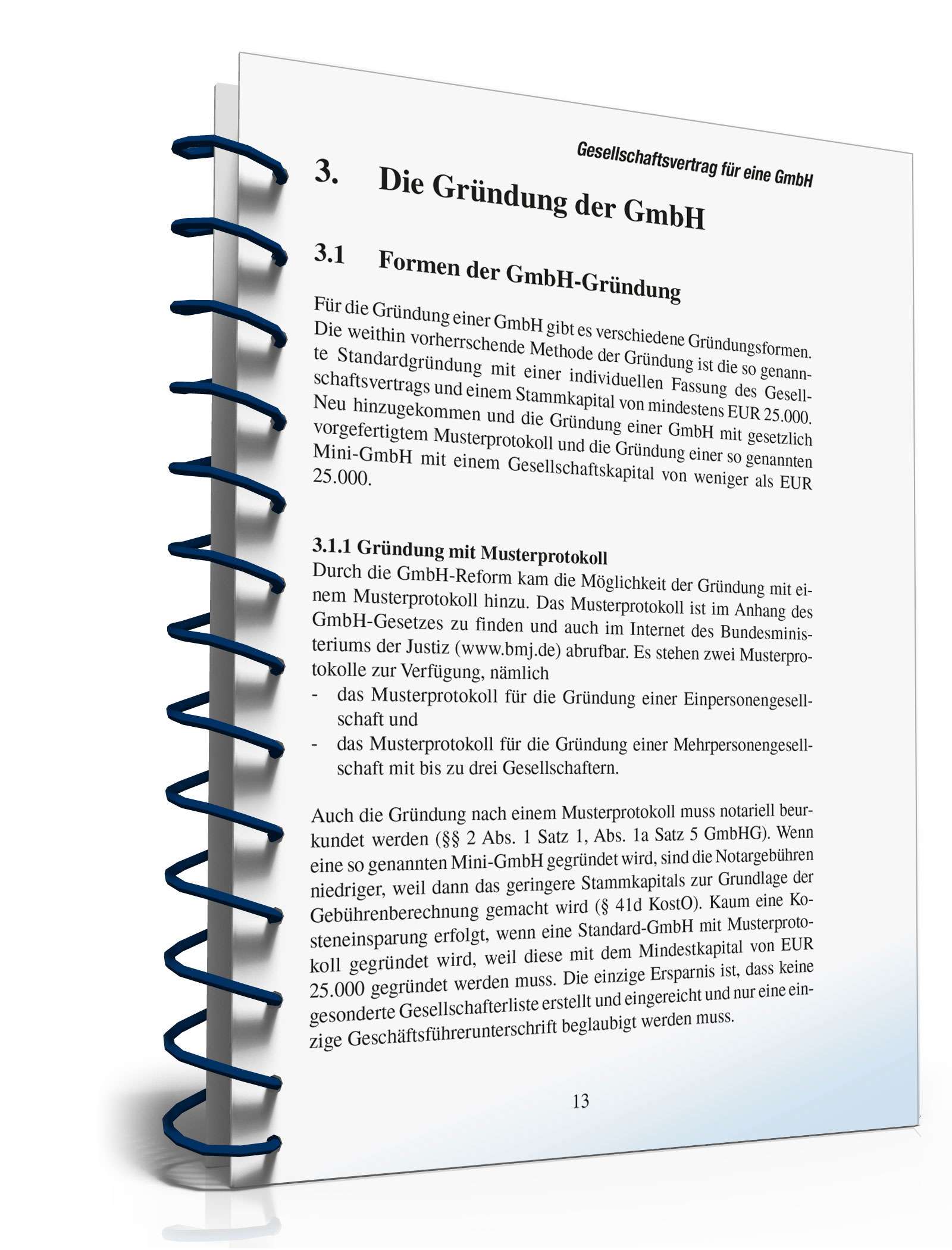 Ratgeber Gesellschaftsvertrag GmbH PDF. Seite: 12