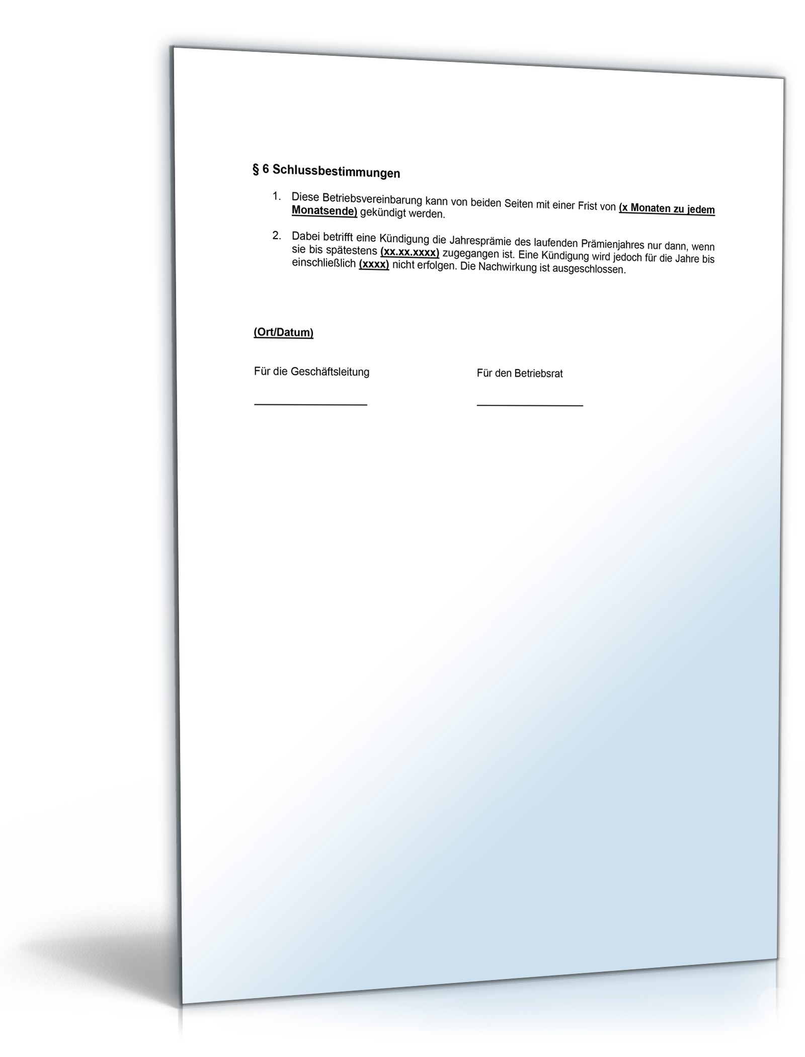 Betriebsvereinbarung Jahresprämie PDF. Seite: 3