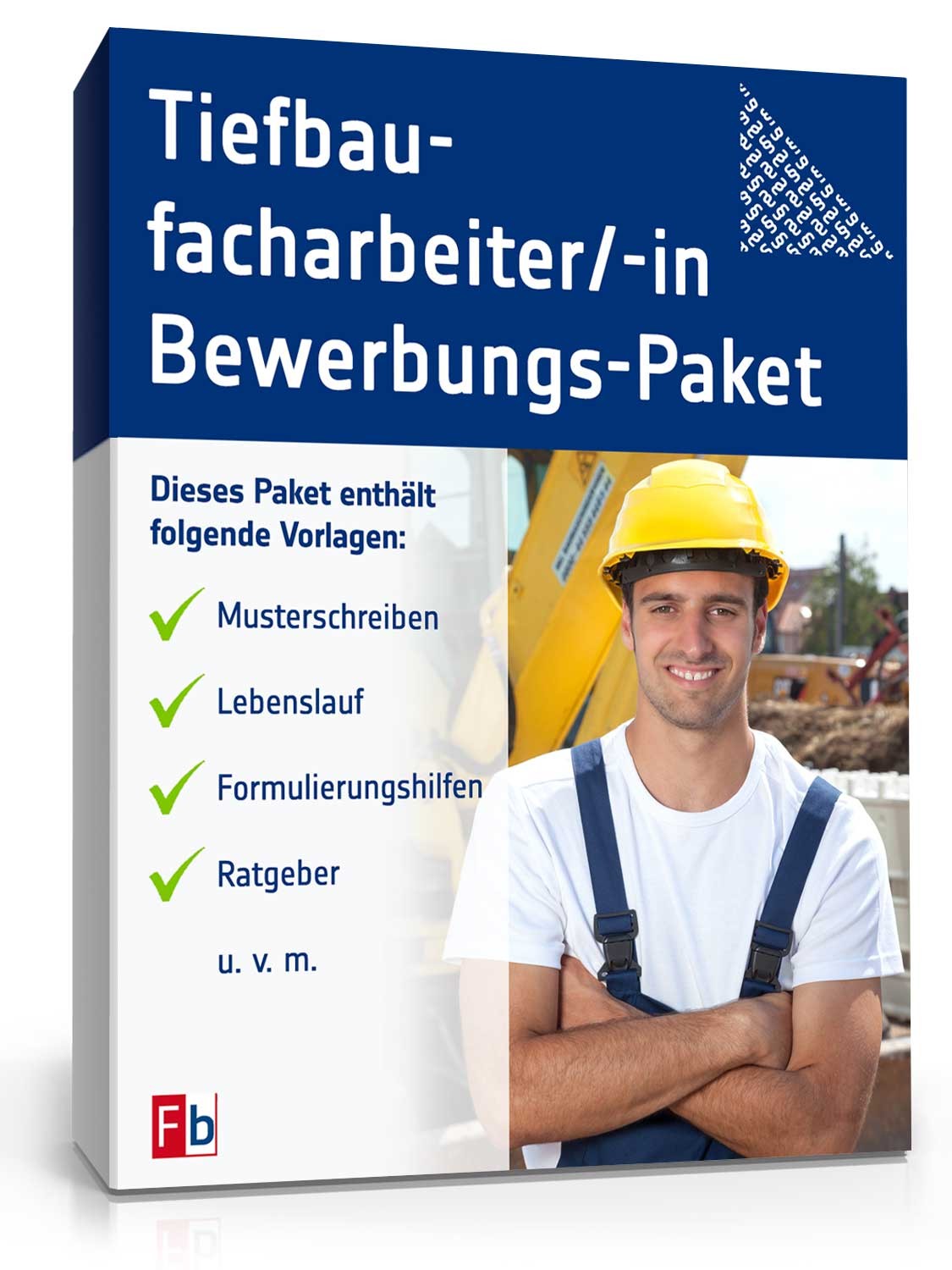 Bewerbungs-Paket Tiefbaufacharbeiter  Excel