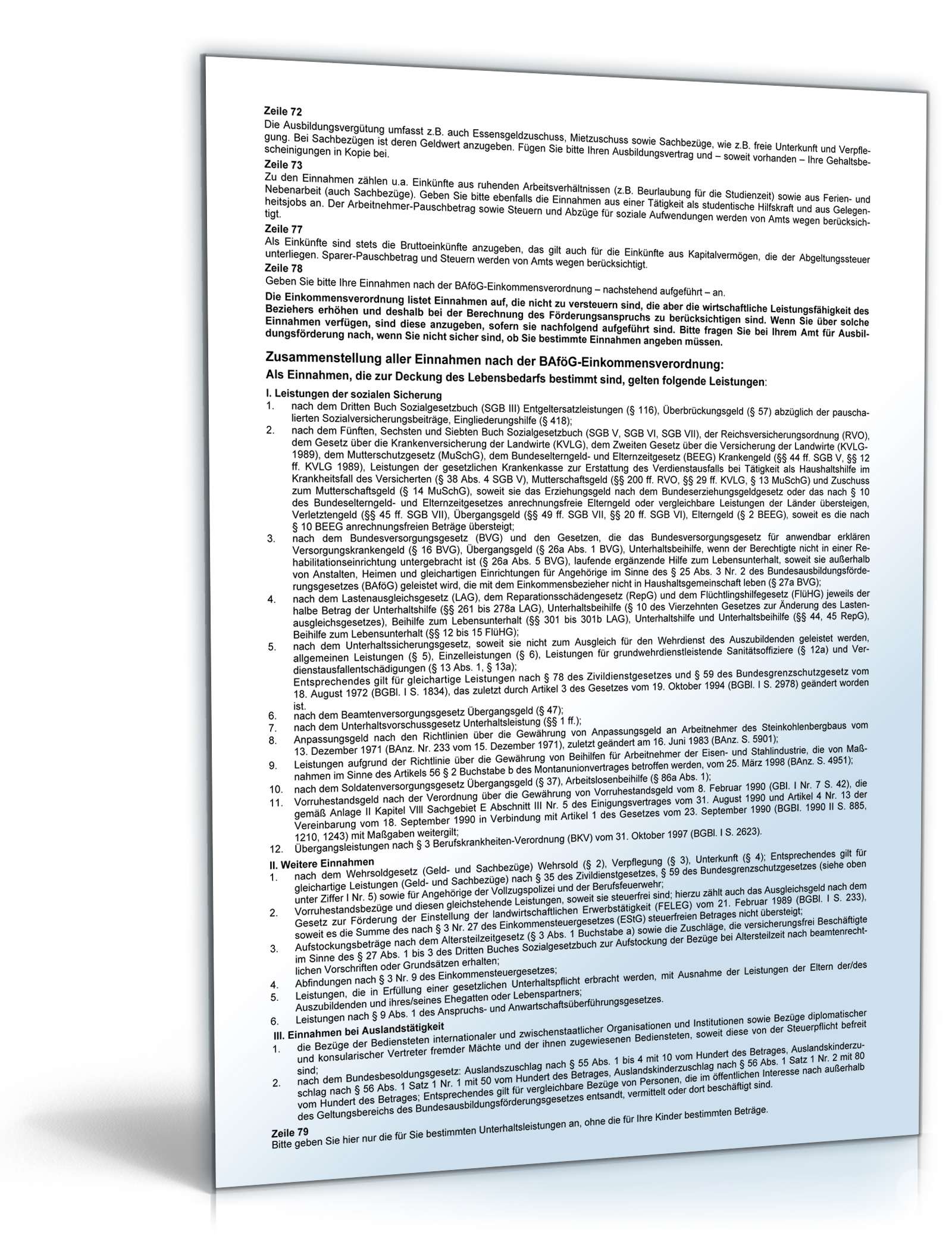 Antrag auf Ausbildungsförderung PDF. Seite: 7