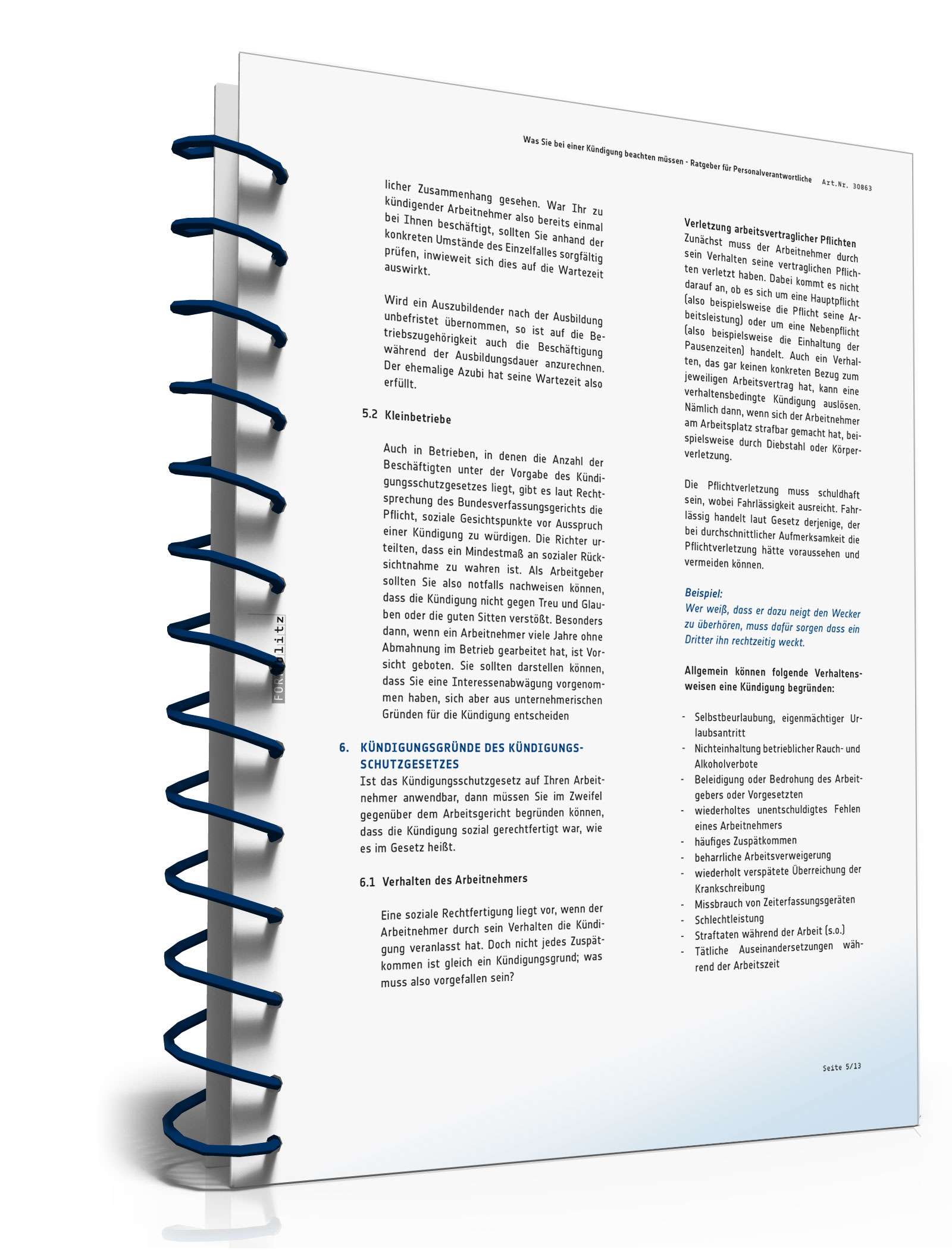 Was Sie bei einer Kündigung beachten müssen PDF. Seite: 6